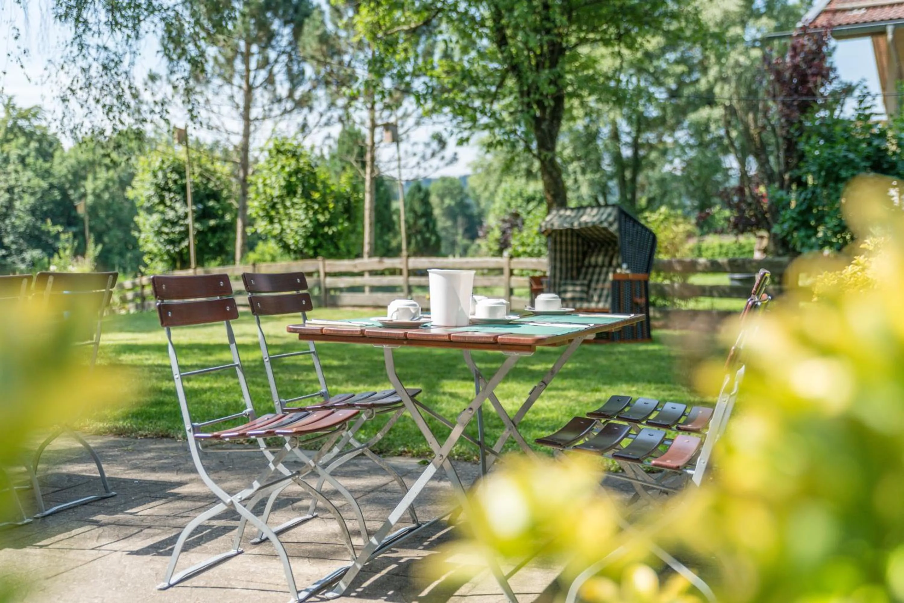 Garden view in Hotel Alter Wirt