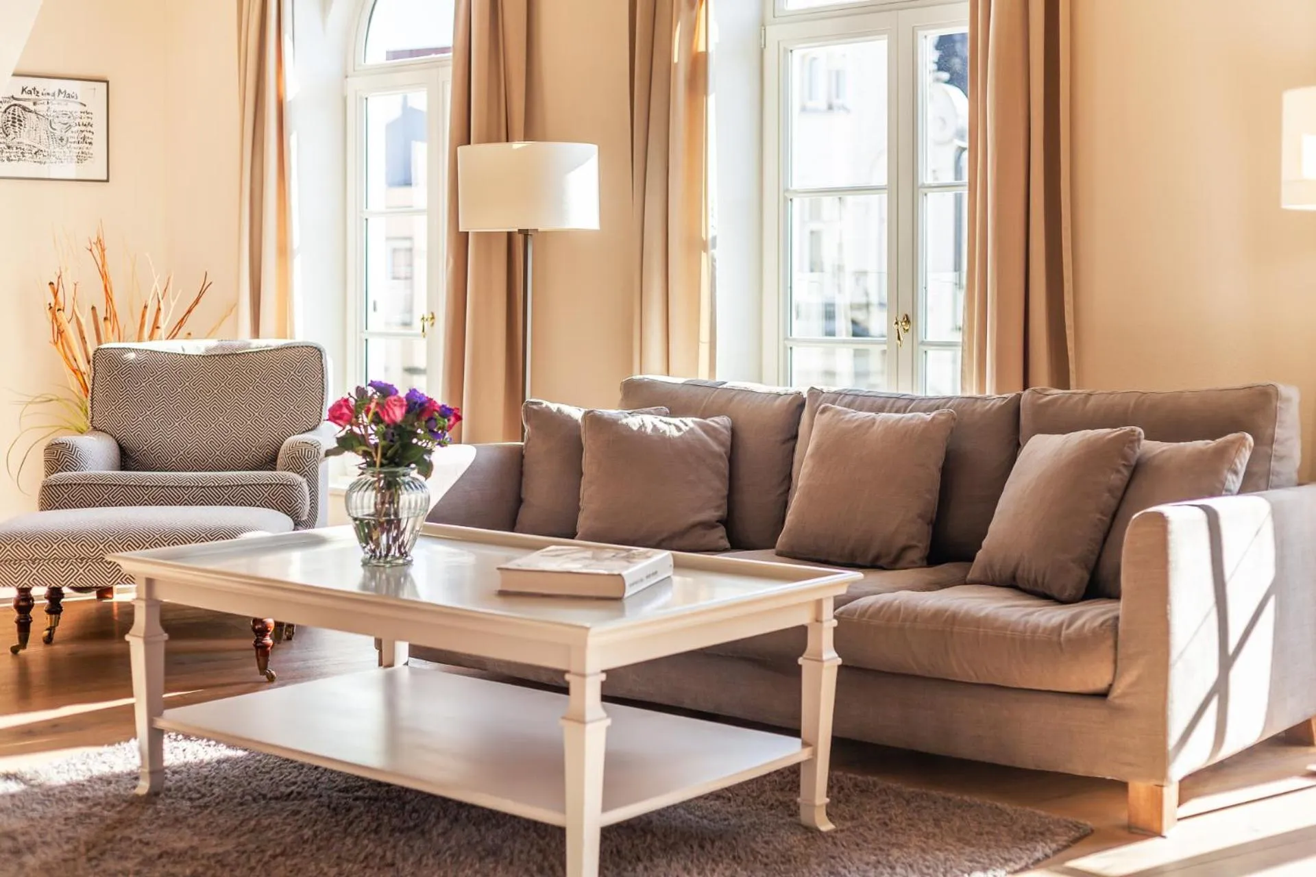 Seating area in TOP CityLine Klassik Altstadt Hotel Lübeck