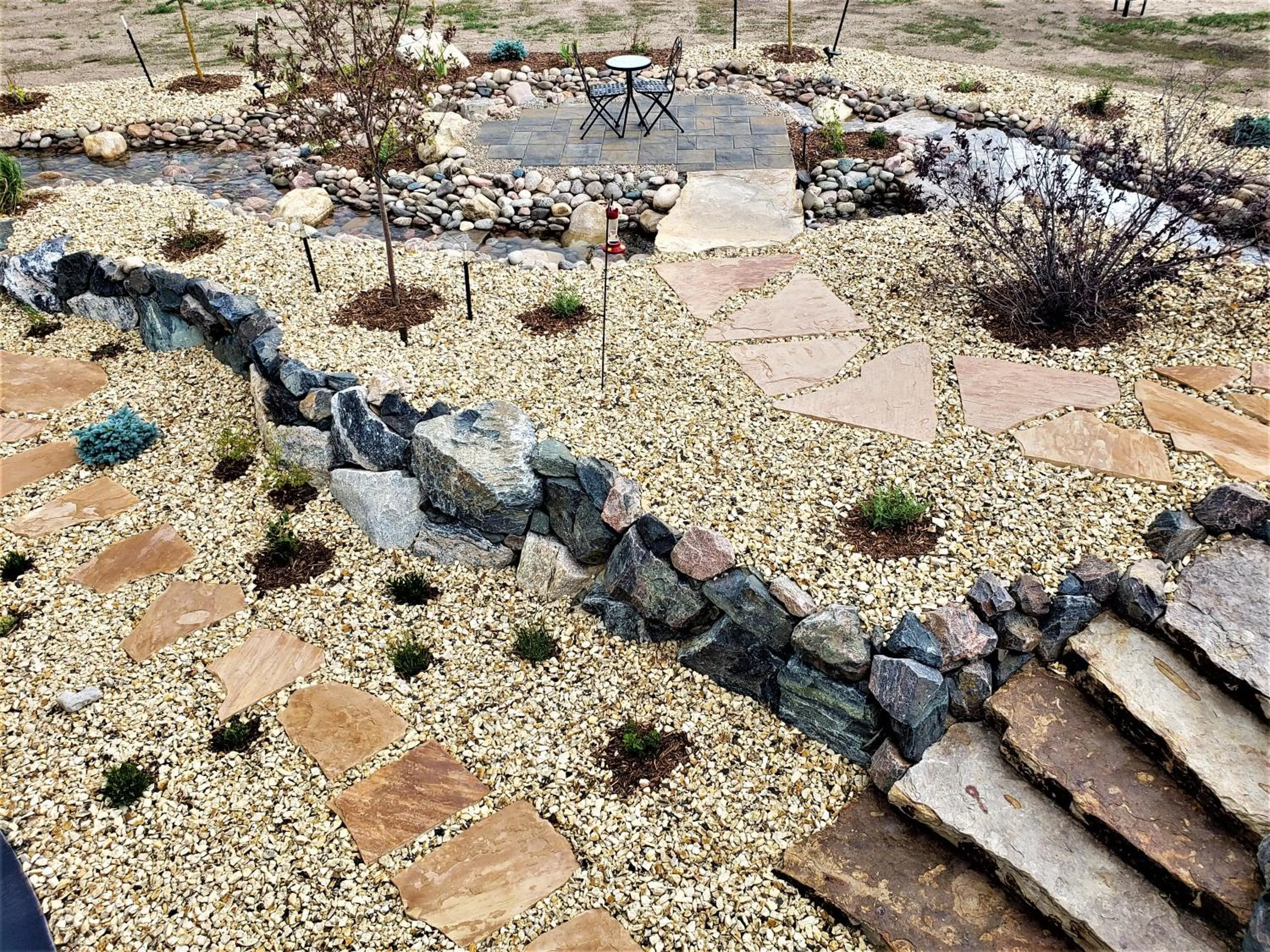 Garden in Peak Valley Manor, a Modern Farmhouse