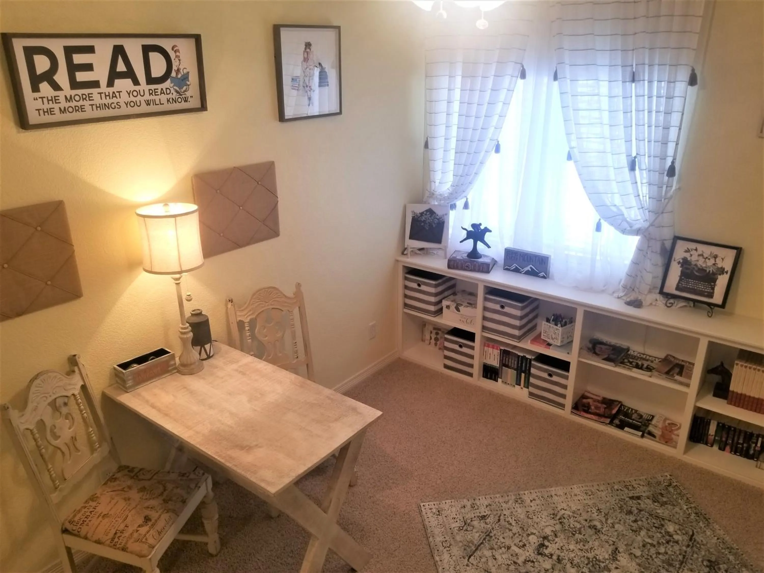 Library, Bed in Peak Valley Manor, a Modern Farmhouse