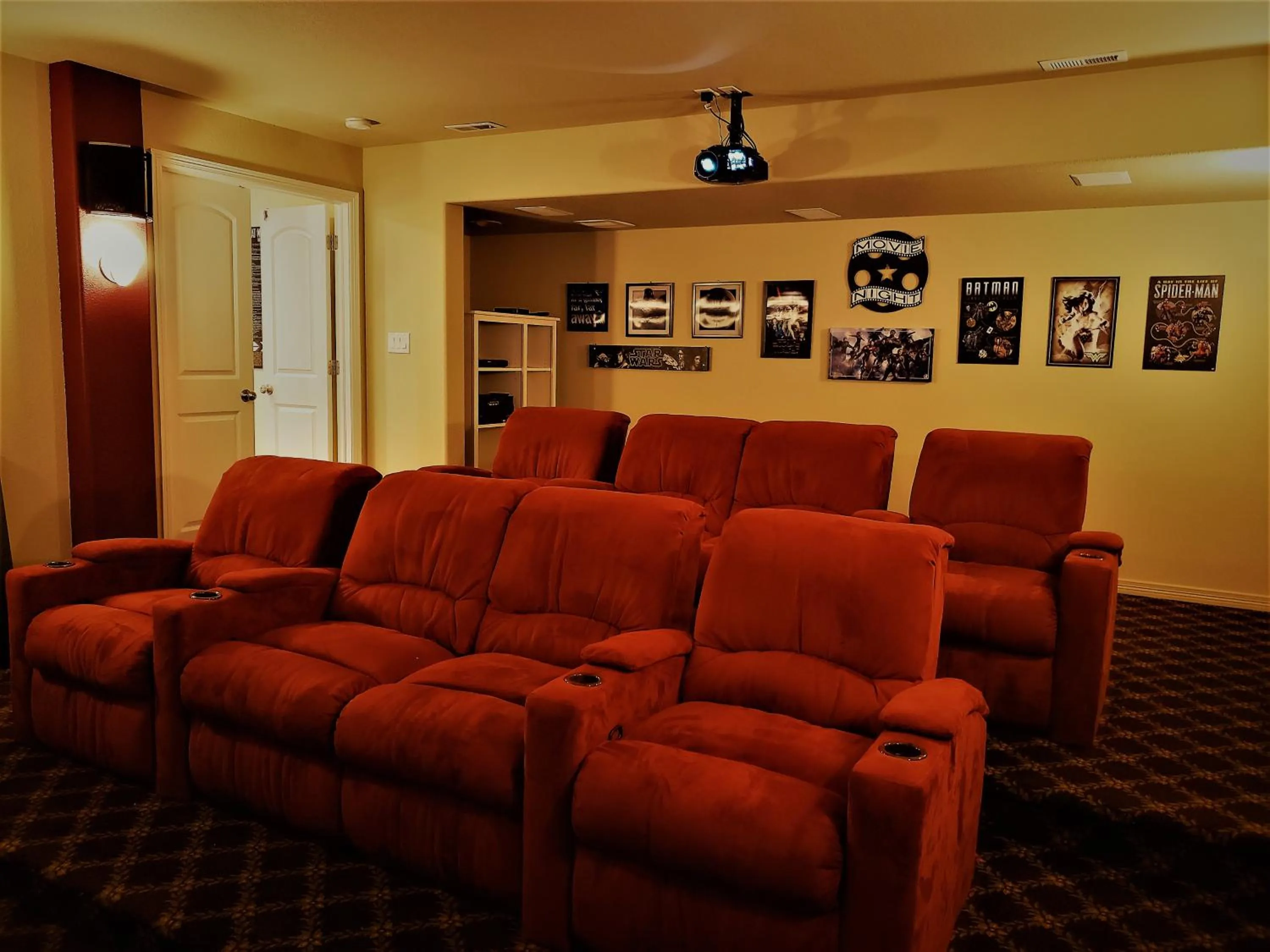 Entertainment in Peak Valley Manor, a Modern Farmhouse