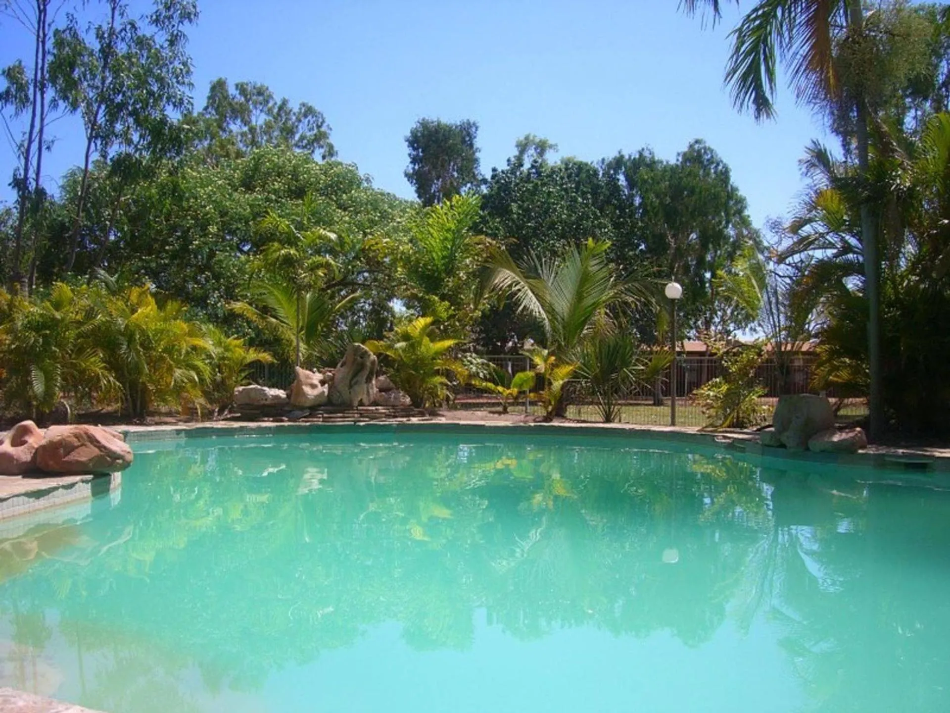 Swimming pool in Territory Manor Motel & Caravan Park