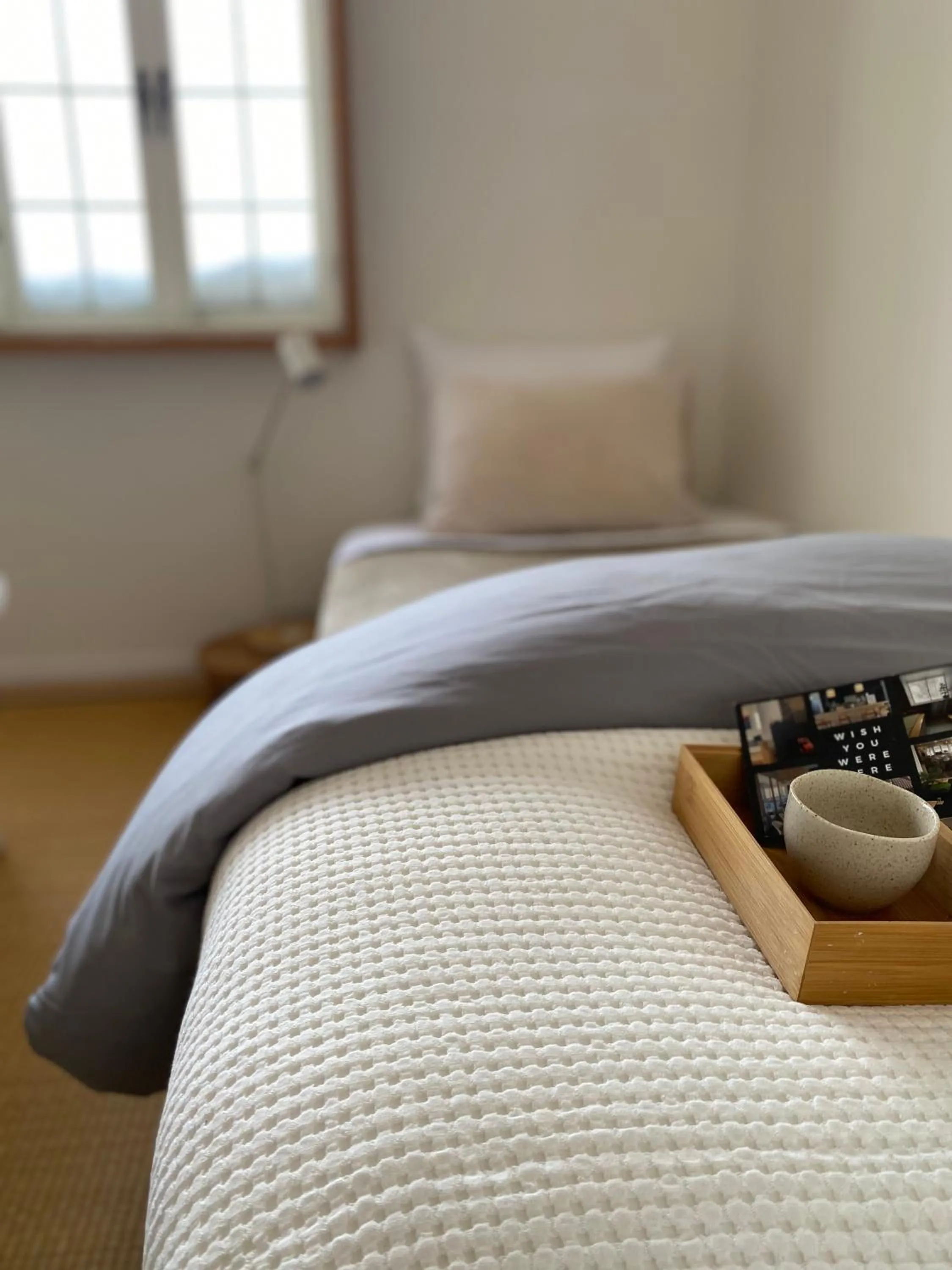 Bed in Myoko Forest Lodge