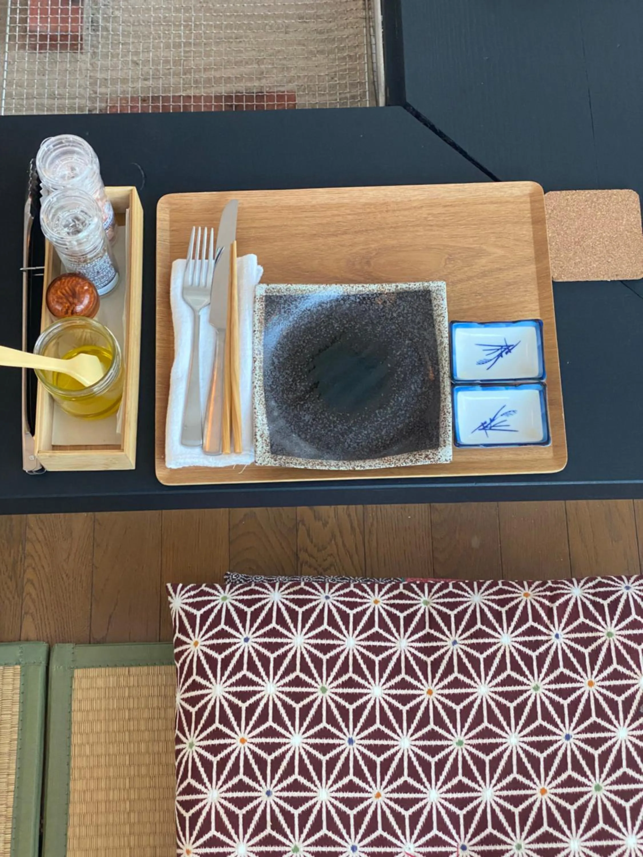 Dinner in Myoko Forest Lodge