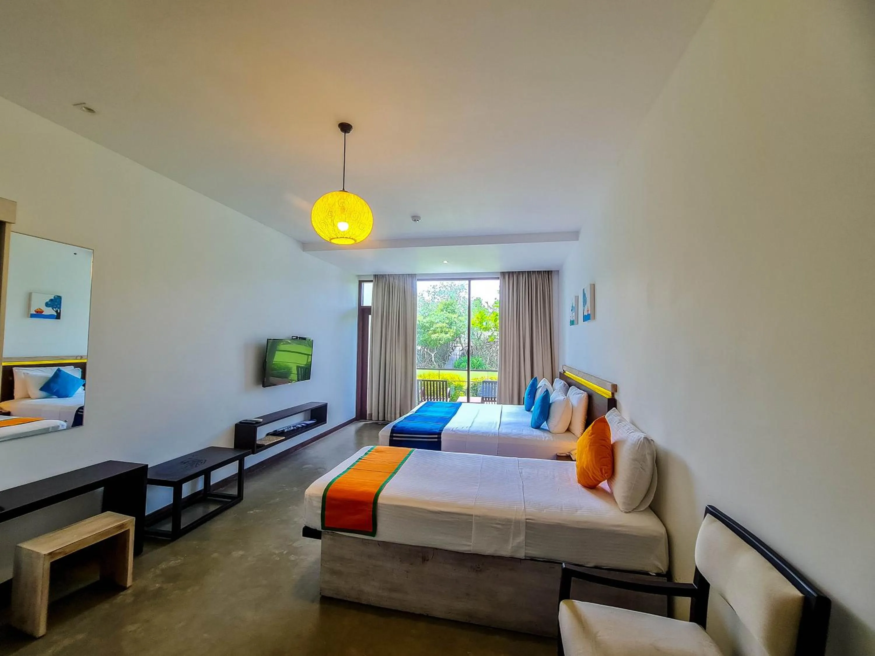 Bedroom, Bed in Moi Koggala by DBI - Free drop off to the beach