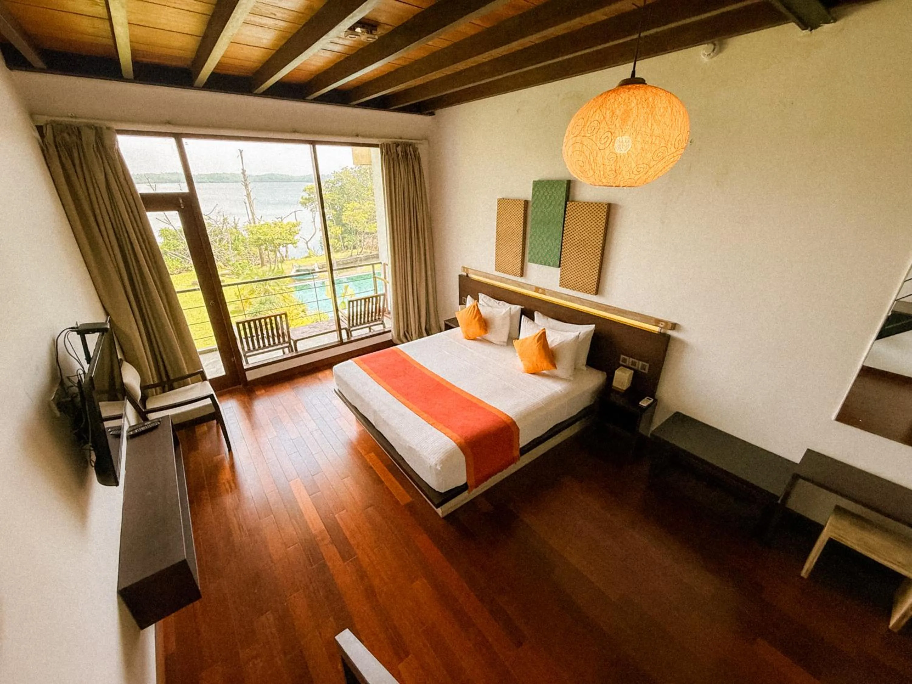 Communal lounge/ TV room, Bed in Zen Koggala by Sugar Coliving