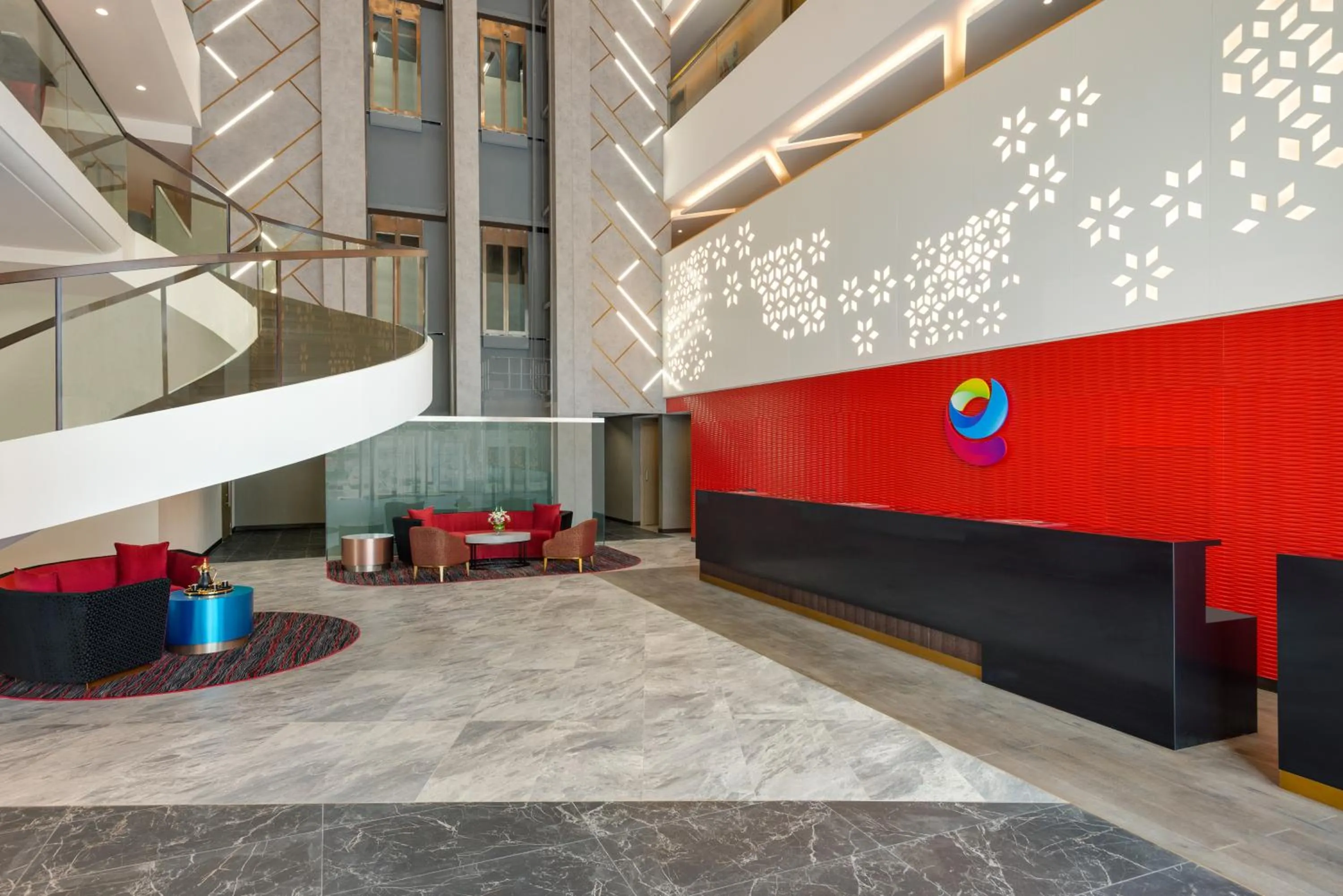 Lobby or reception in Ramada Encore by Wyndham Muscat Al-Ghubra