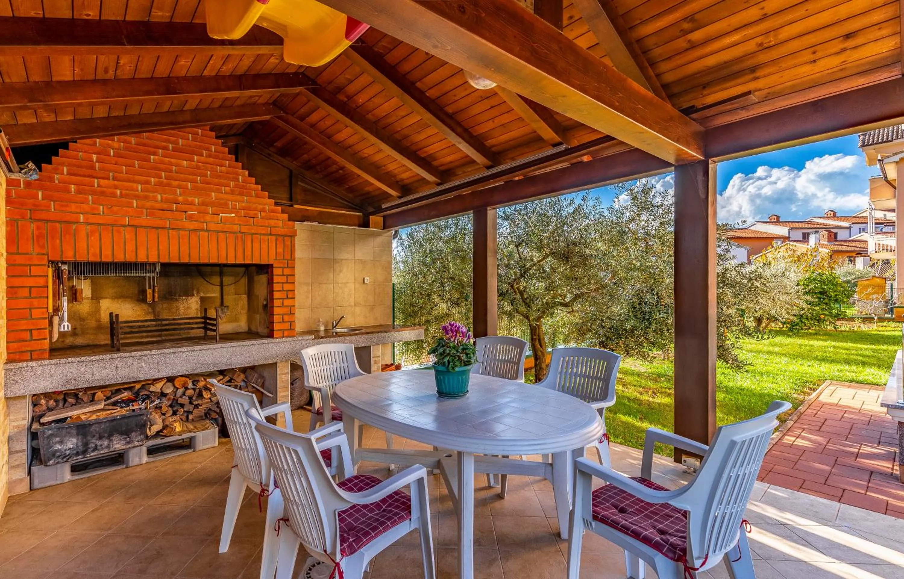 BBQ facilities in Istriensonne - Apartments Veruda mit Grillterrasse