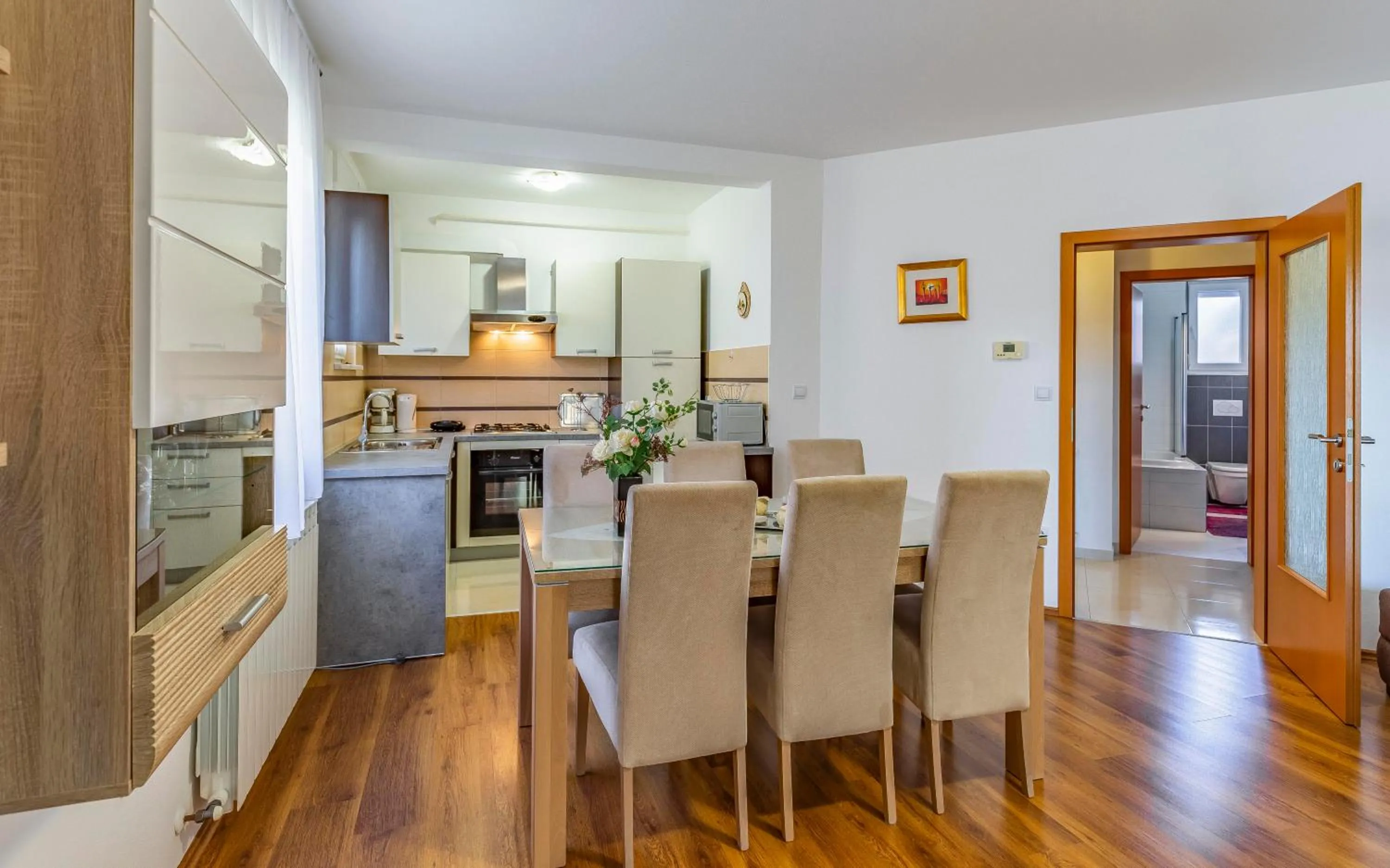 Kitchen or kitchenette in Istriensonne - Apartments Veruda mit Grillterrasse