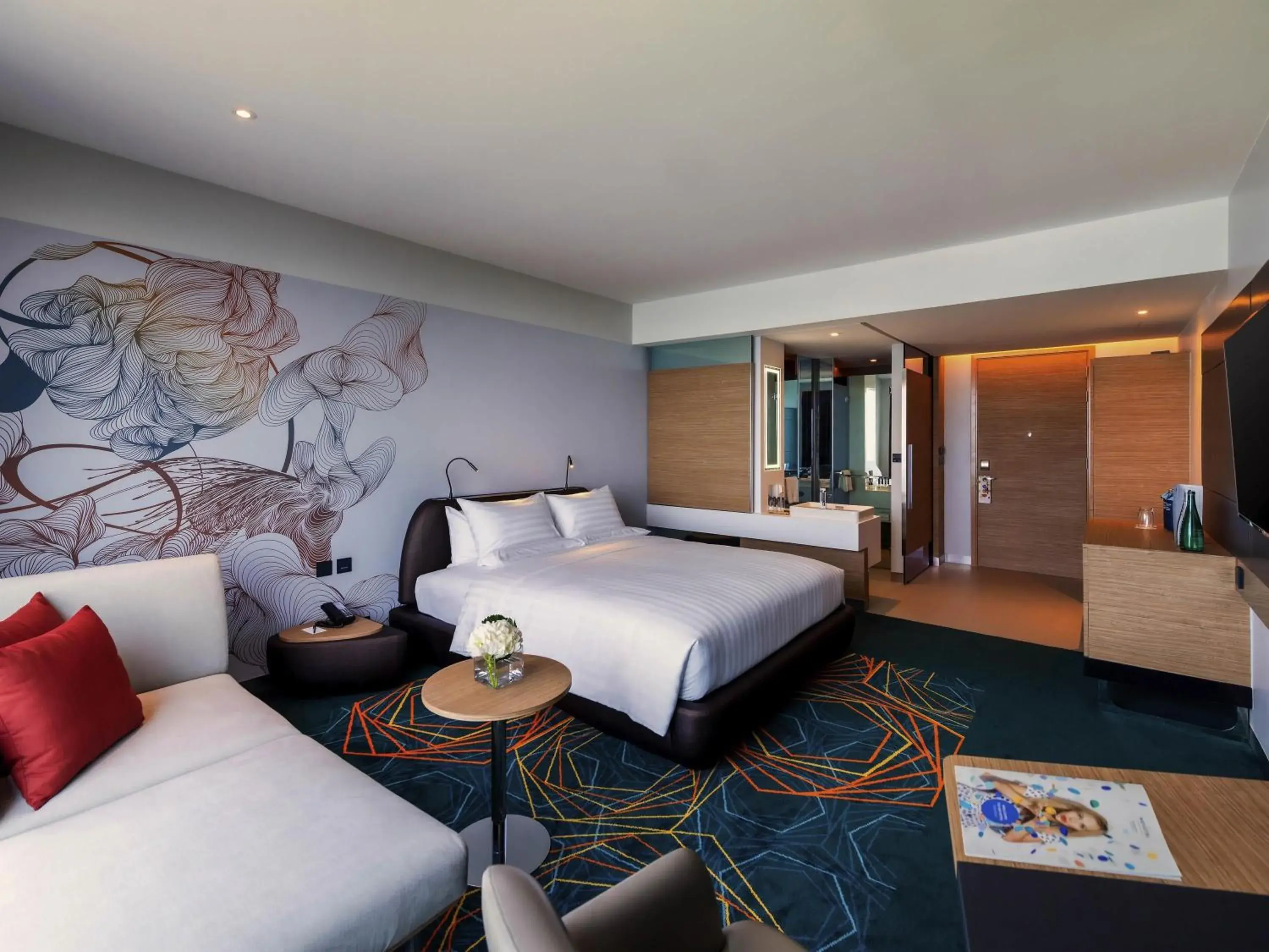 Deluxe Room, Sea View - 1 King Bed in Novotel Marina Sriracha Deluxe Room, Sea View - 1 King Bed in Novotel Marina Sriracha