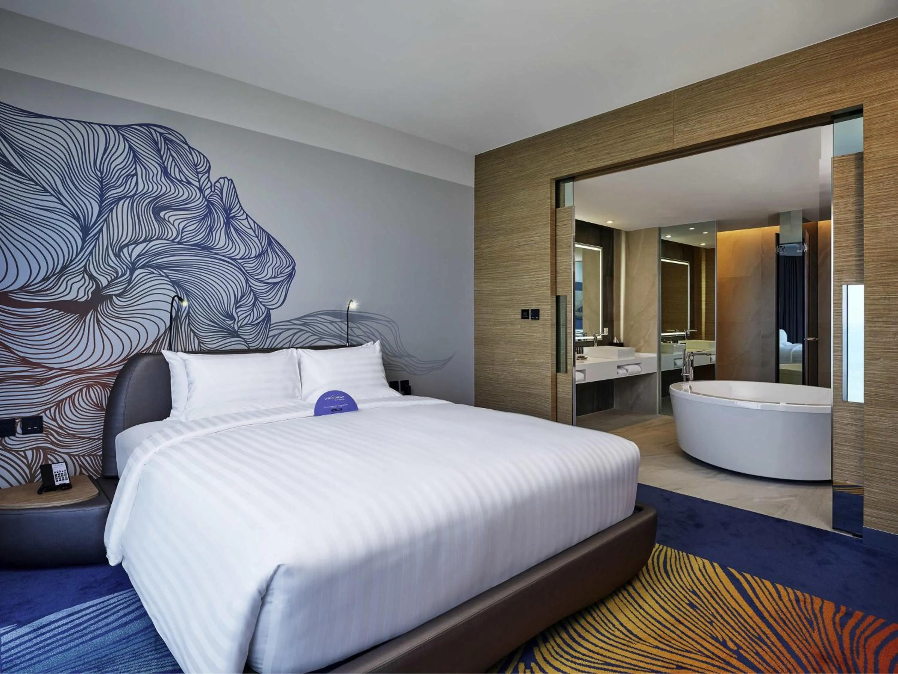 Bedroom, Bed in Novotel Marina Sriracha