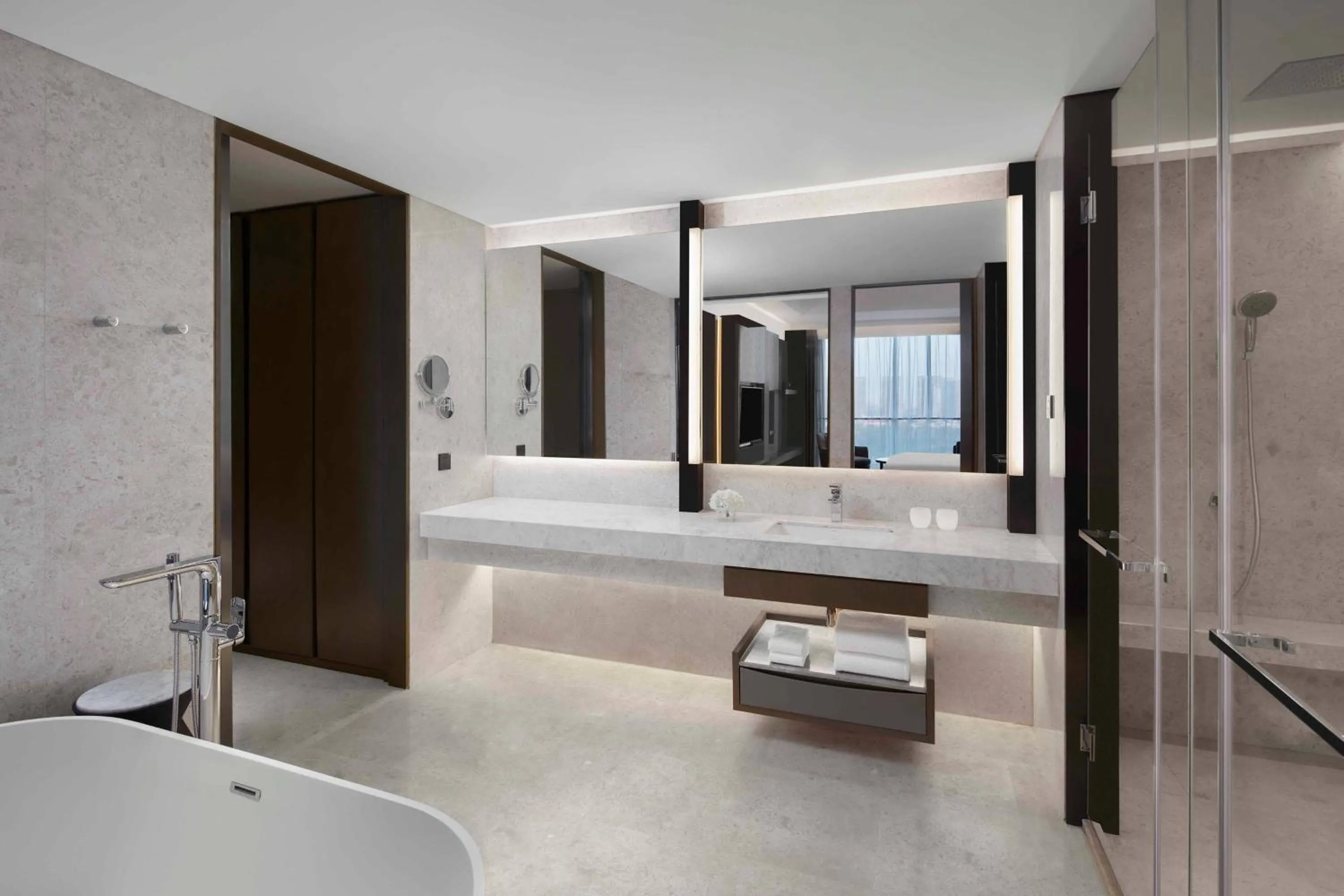 Bathroom in Jiaxing Marriott Hotel