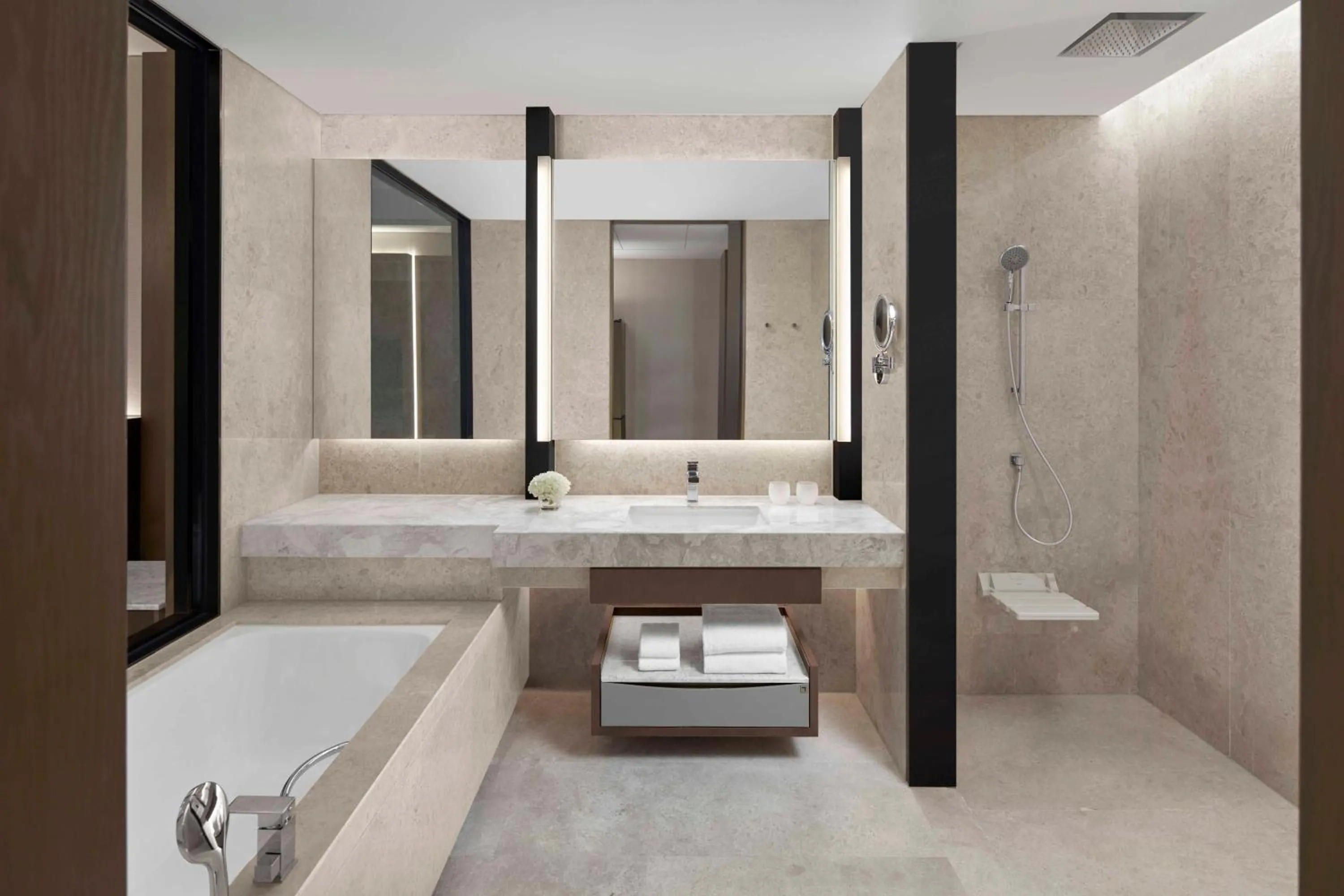 Shower in Jiaxing Marriott Hotel