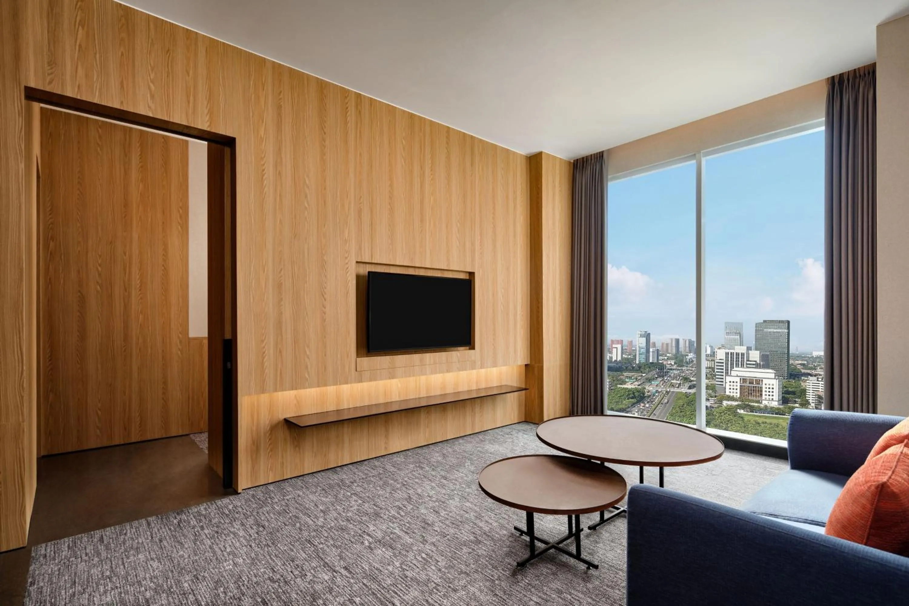 Living room in Aloft South Jakarta