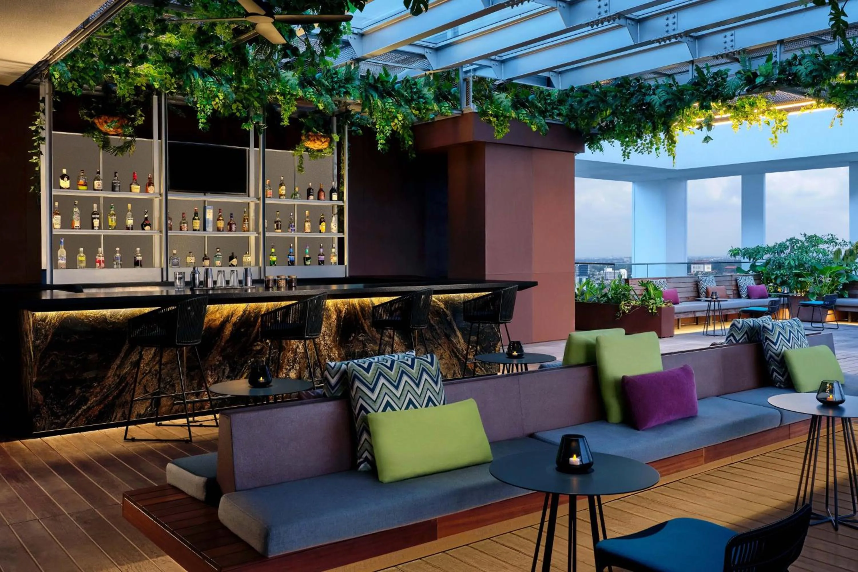 Lounge or bar in Aloft South Jakarta