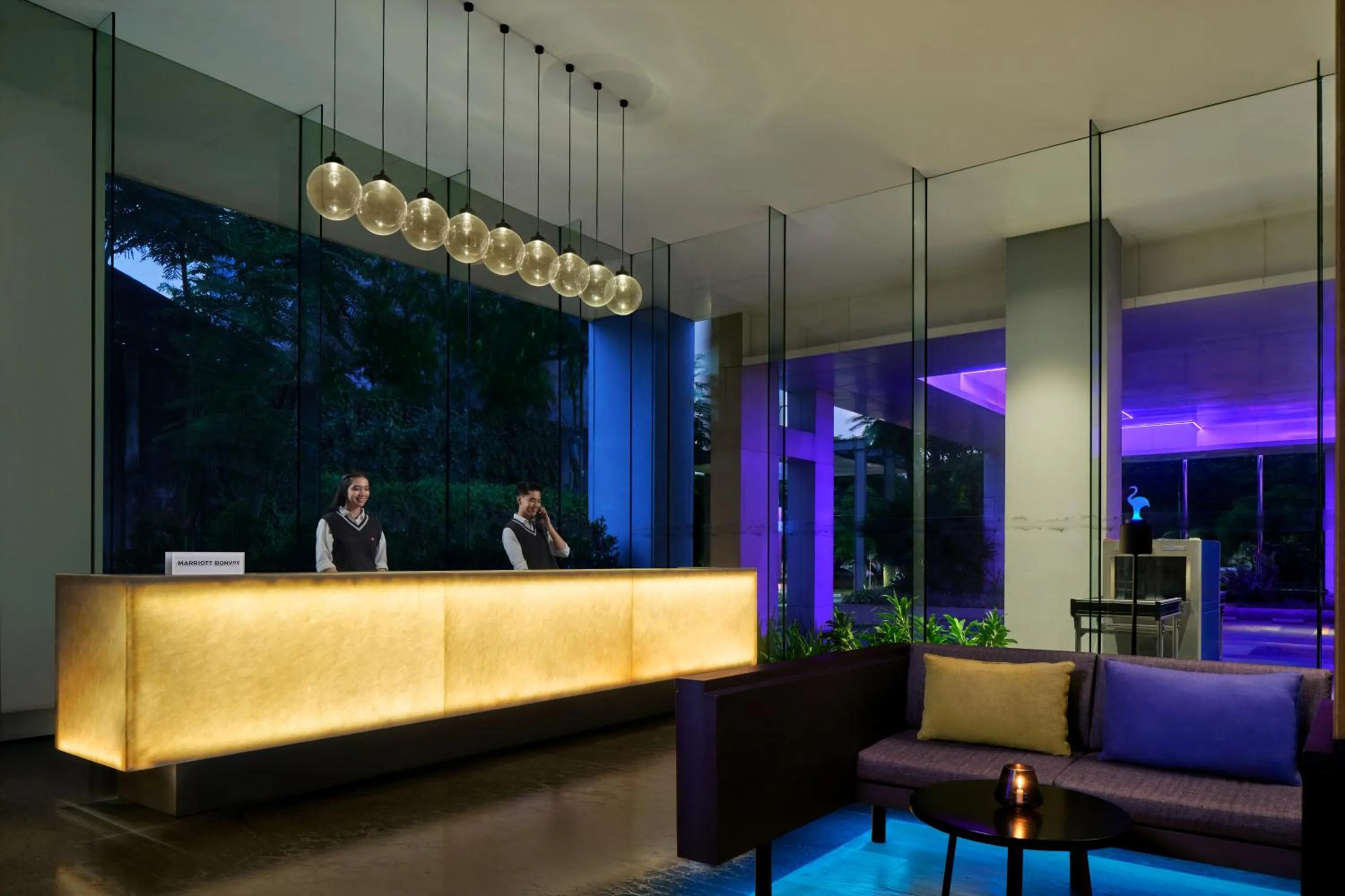 Lobby or reception in Aloft South Jakarta