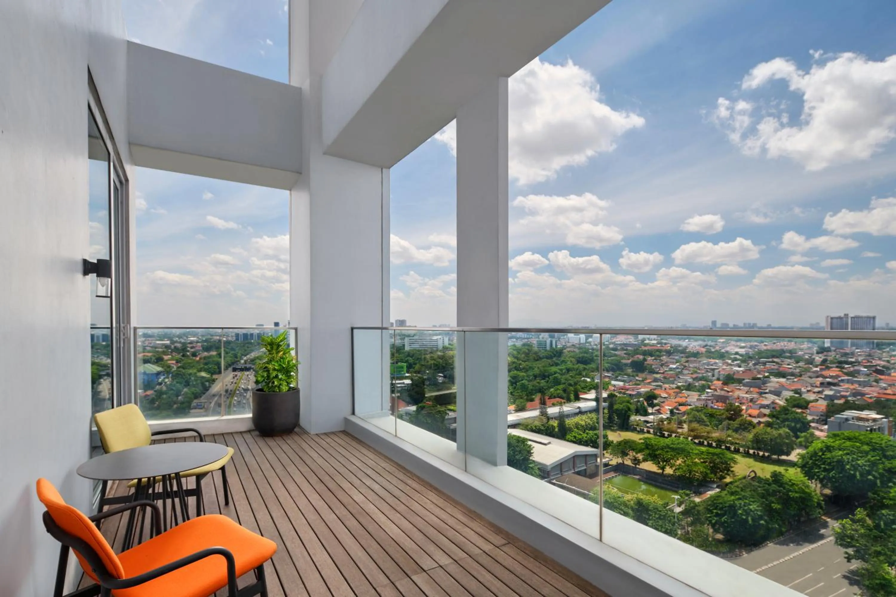 Balcony/Terrace in Aloft South Jakarta