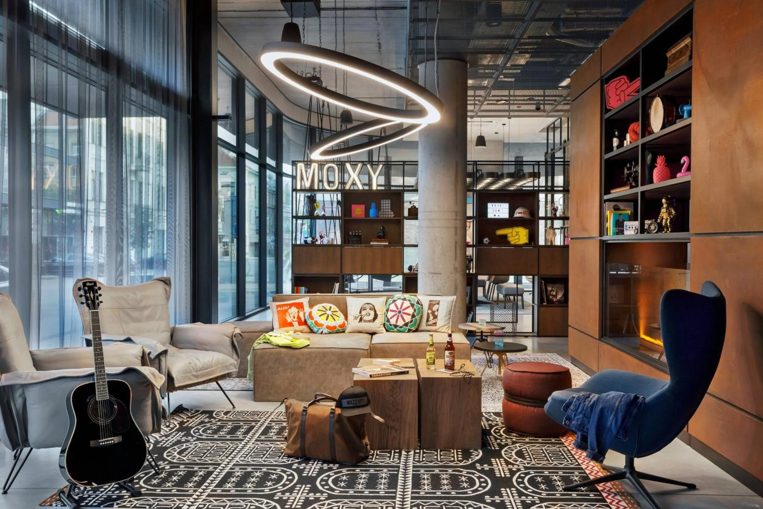 Lobby or reception in Moxy Kaunas Center