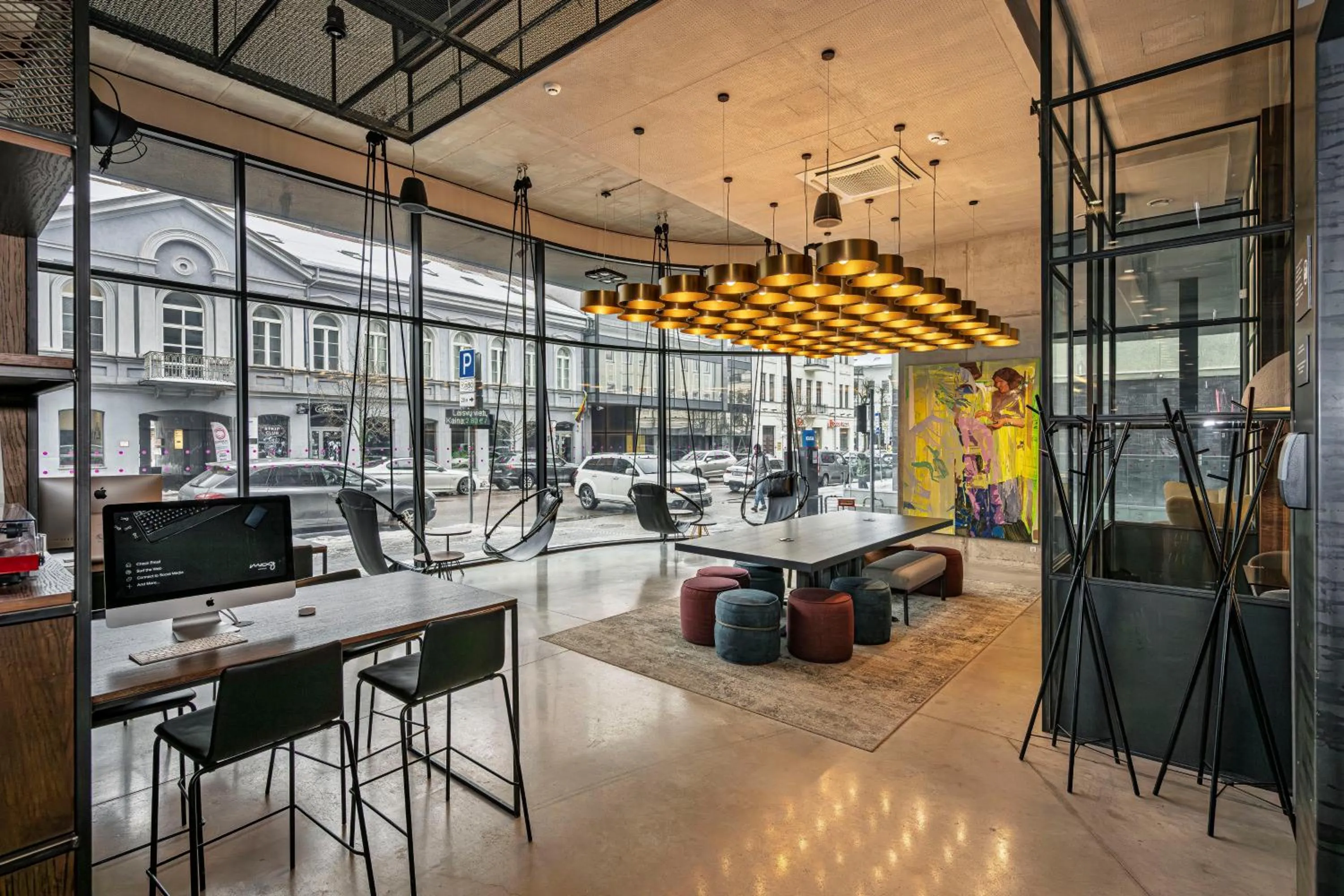 Library in Moxy Kaunas Center