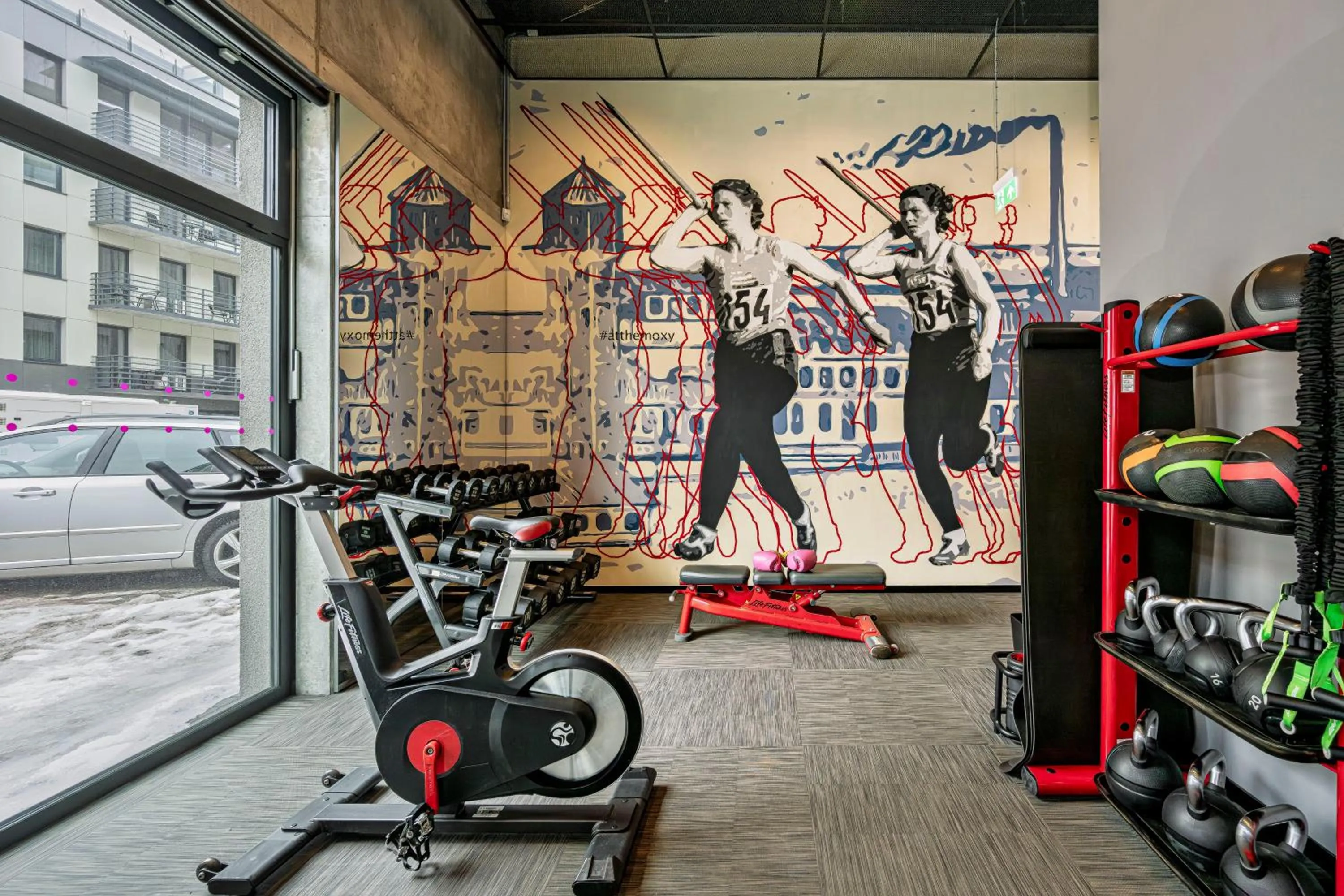 Sports in Moxy Kaunas Center