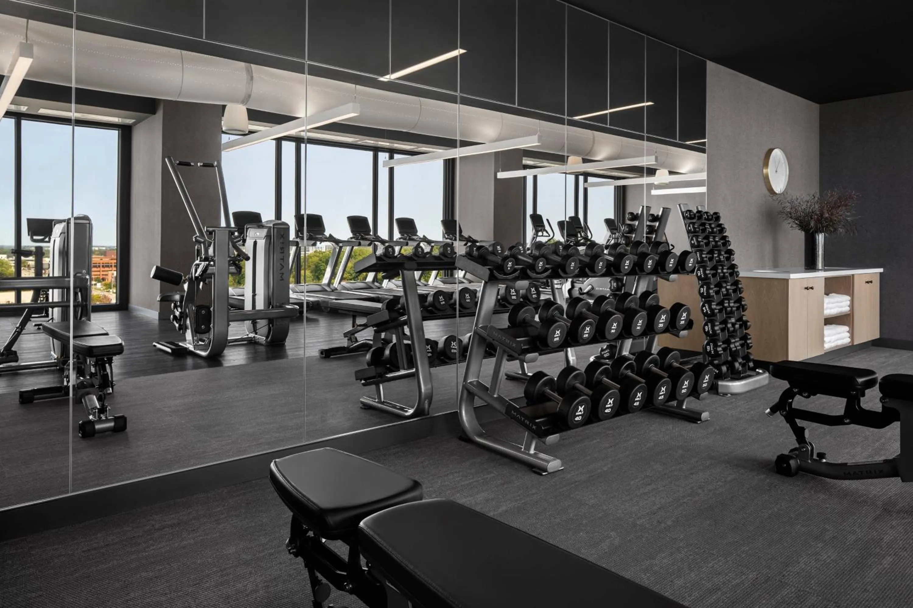 Fitness centre/facilities in Renaissance Milwaukee West Hotel