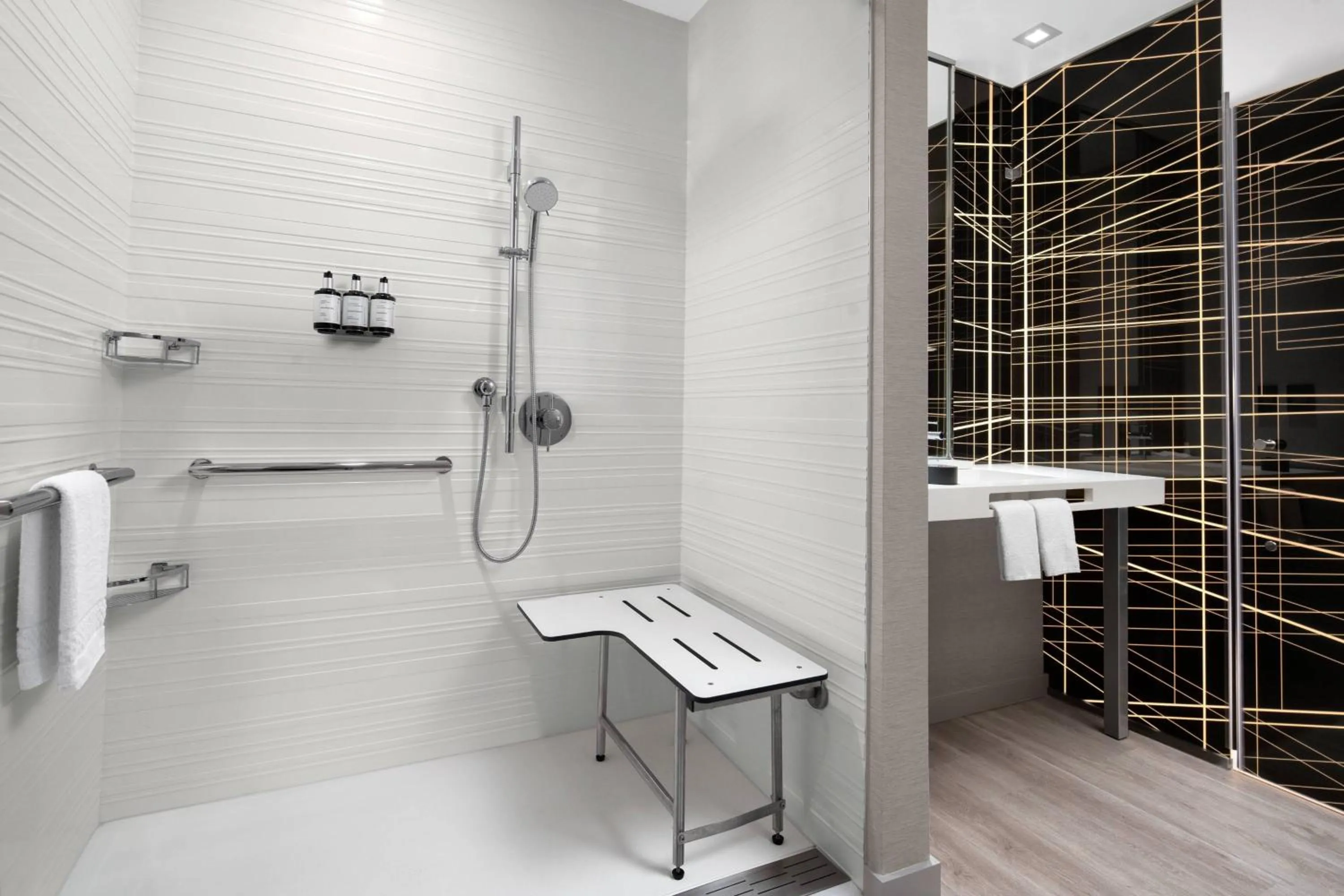 Bathroom in AC Hotel by Marriott Santa Rosa Sonoma Wine Country