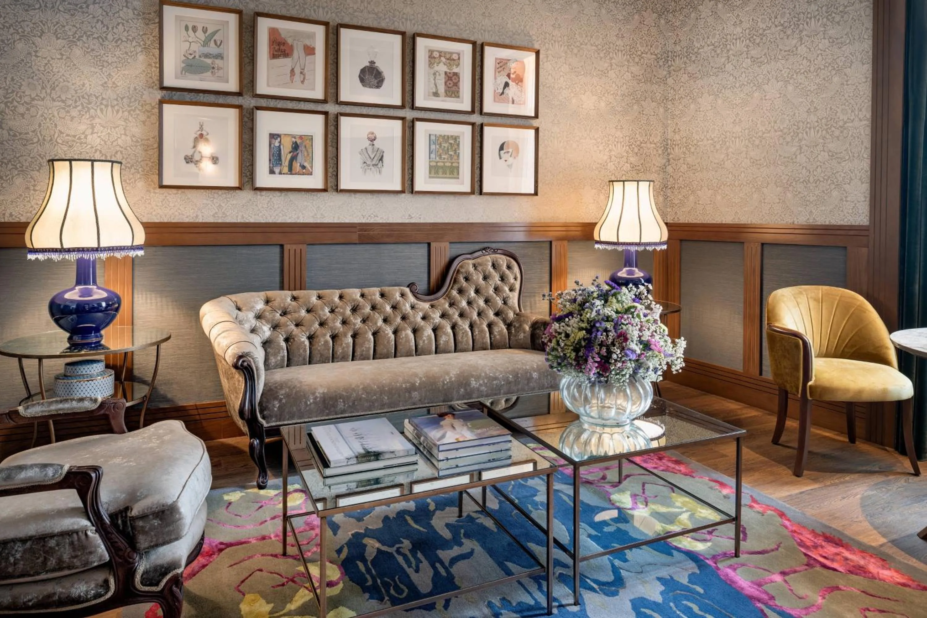 Living room in Palacio Santa Clara, Autograph Collection