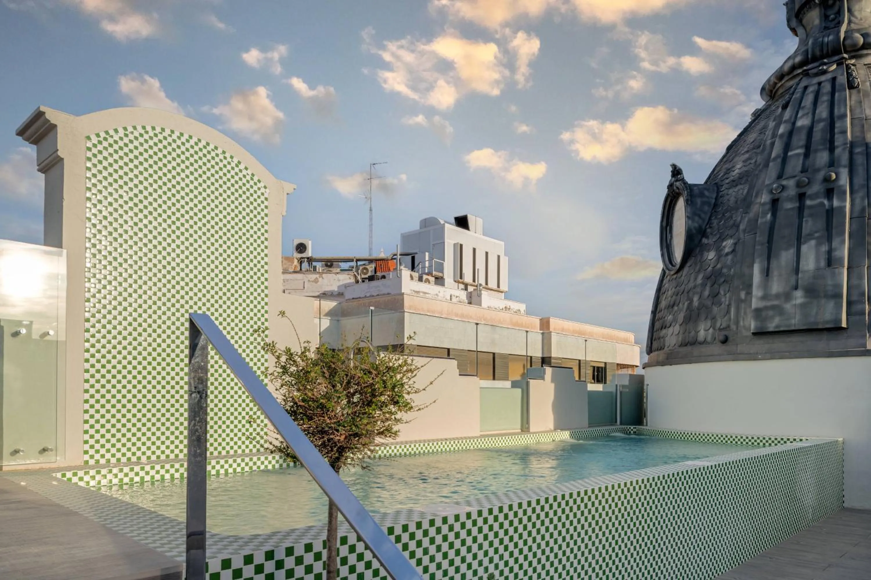 Swimming pool in Palacio Santa Clara, Autograph Collection