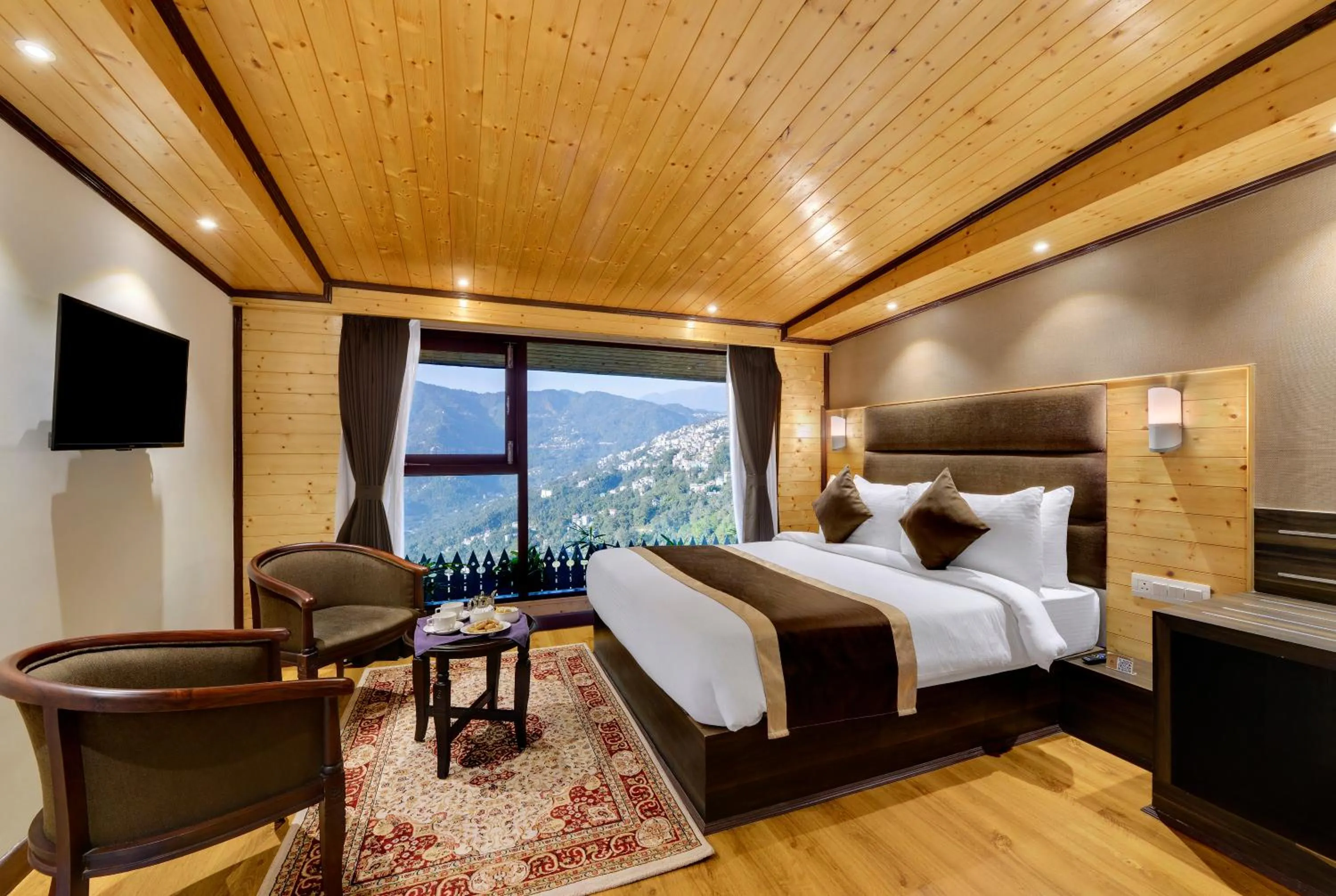 View (from property/room), Bed in Sumitel Shangrila