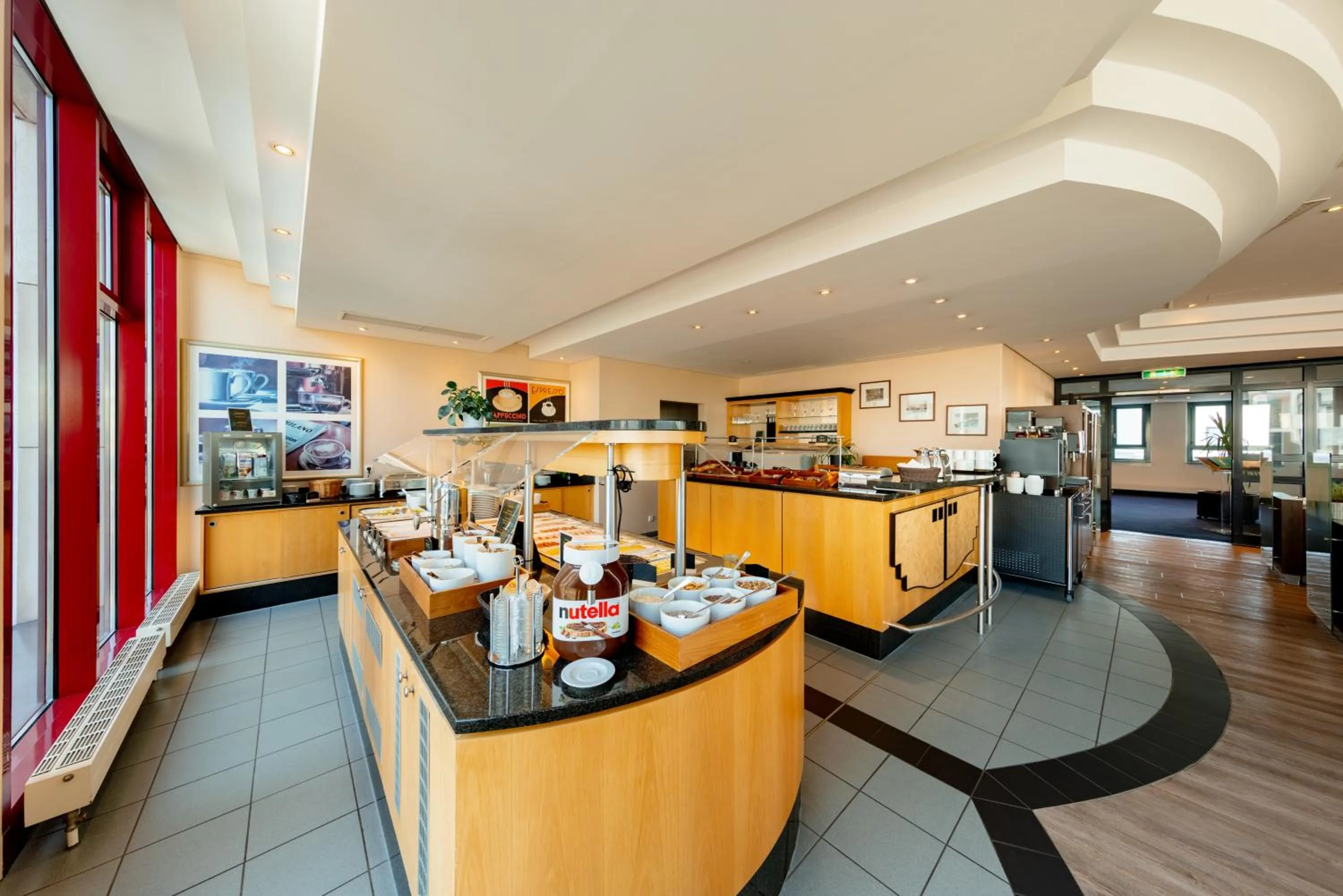 Buffet breakfast in Rugs Hotel Augsburg City