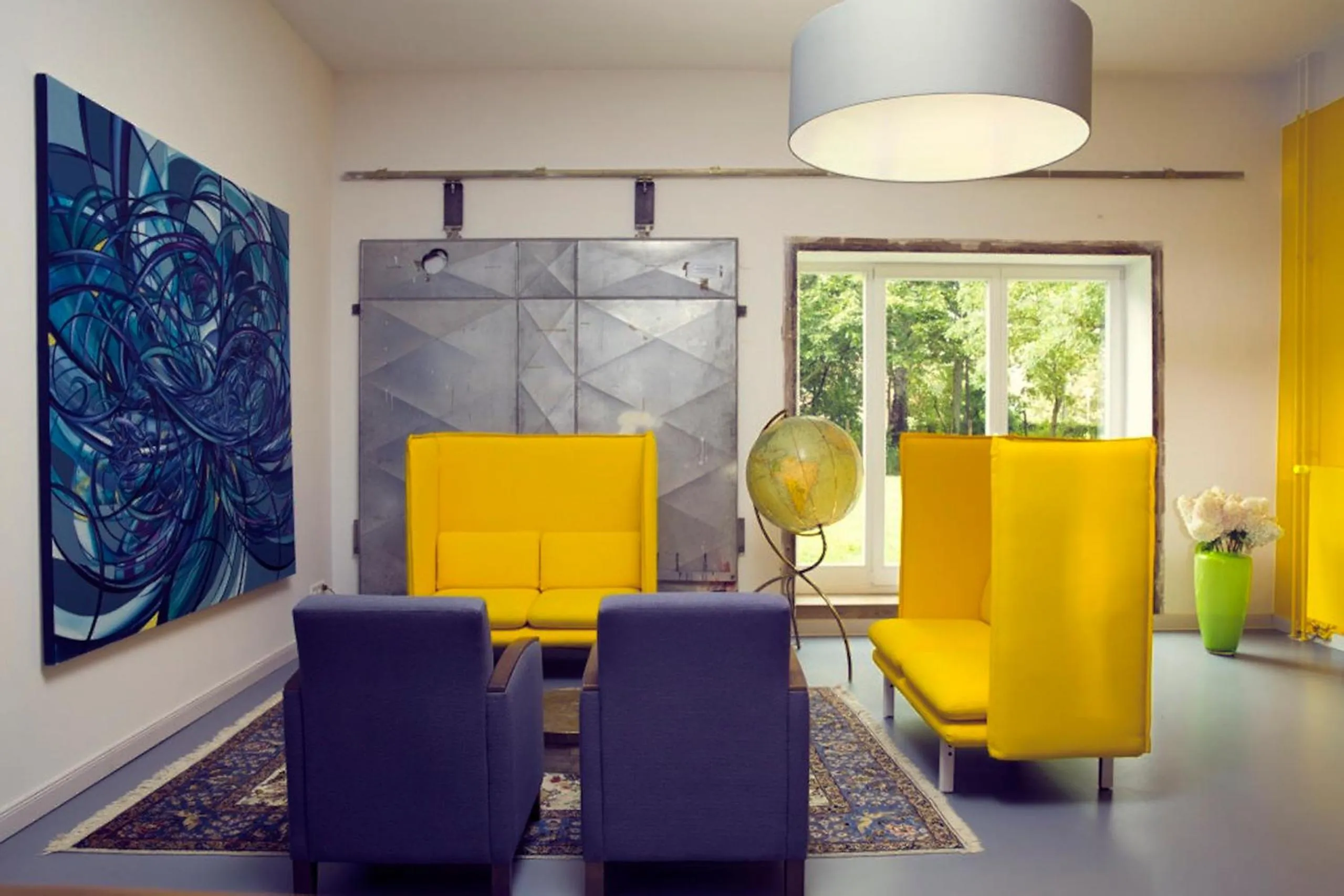 Seating area in Wil7 Boutique Hotel