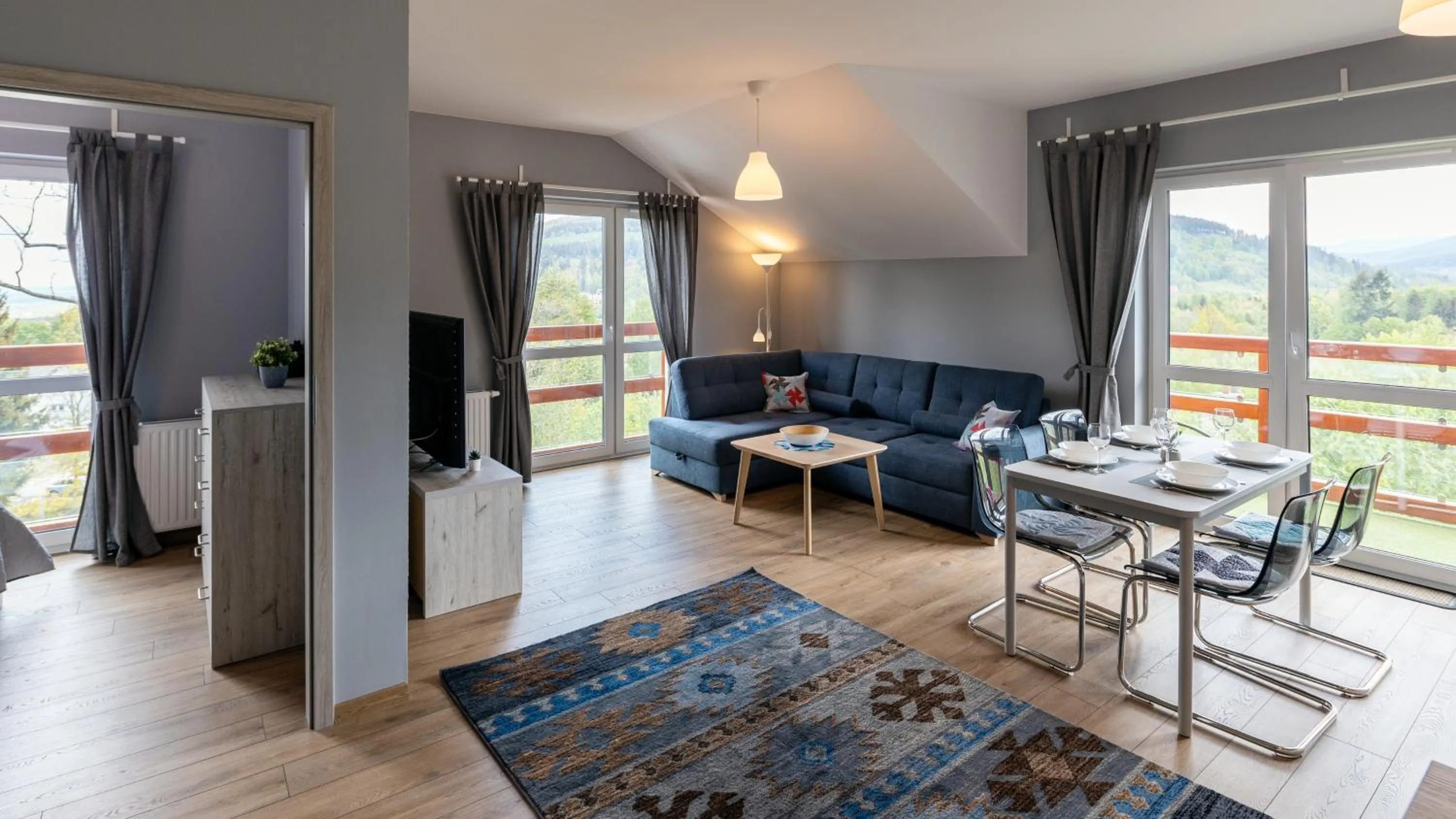 Living room in Holiday Mountain Residence, Sun & Snow