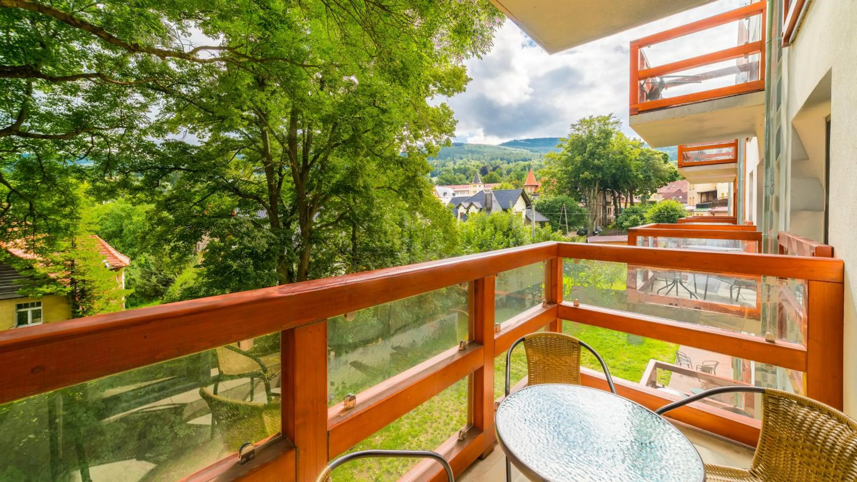 Balcony/Terrace in Holiday Mountain Residence, Sun & Snow
