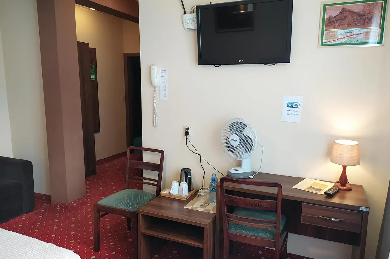 Bed in Hotel Kochanów