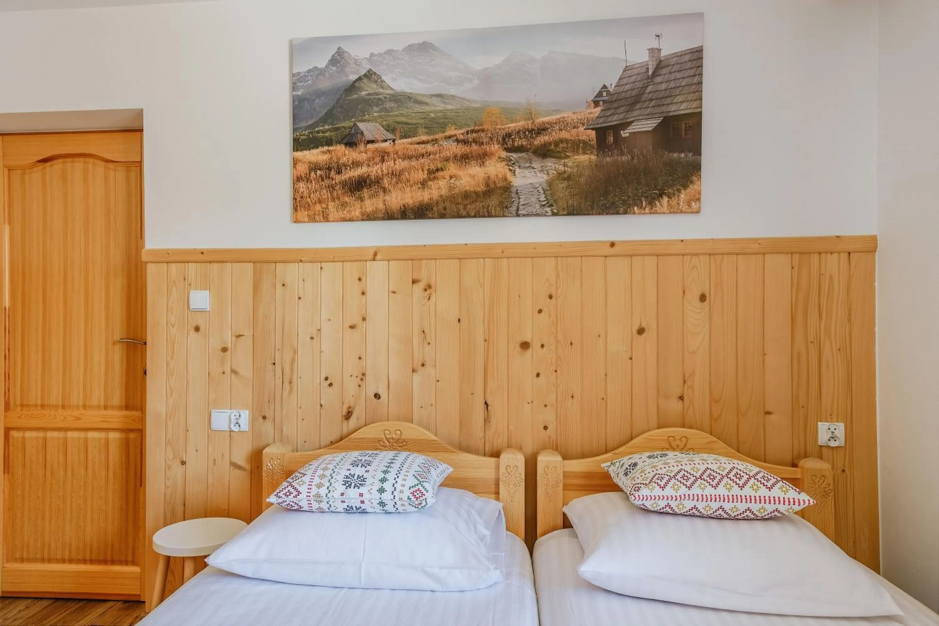 Bed in Gościna u Maryny Relaks i SPA w Ogrodzie