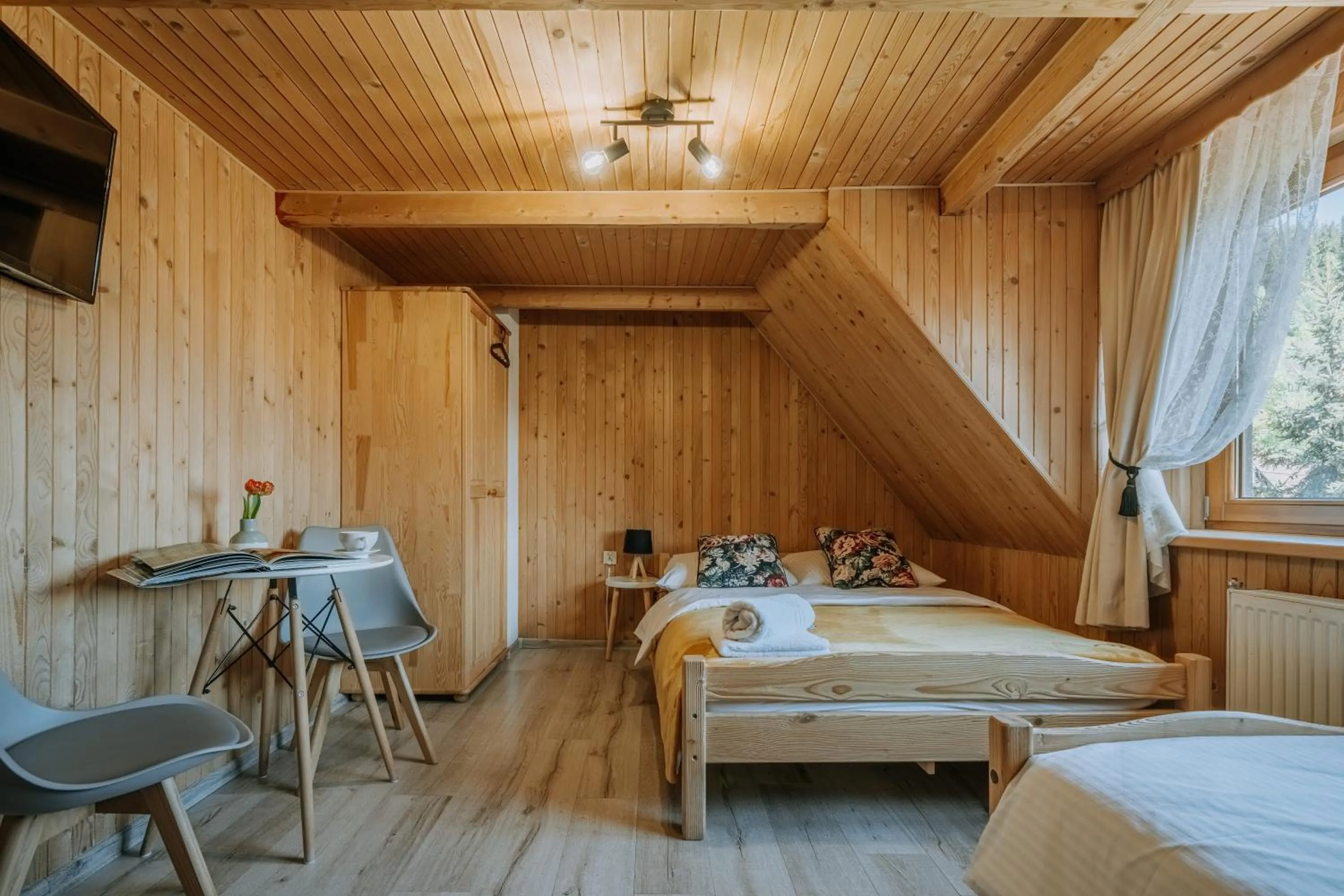 Bed in Gościna u Maryny Relaks i SPA w Ogrodzie