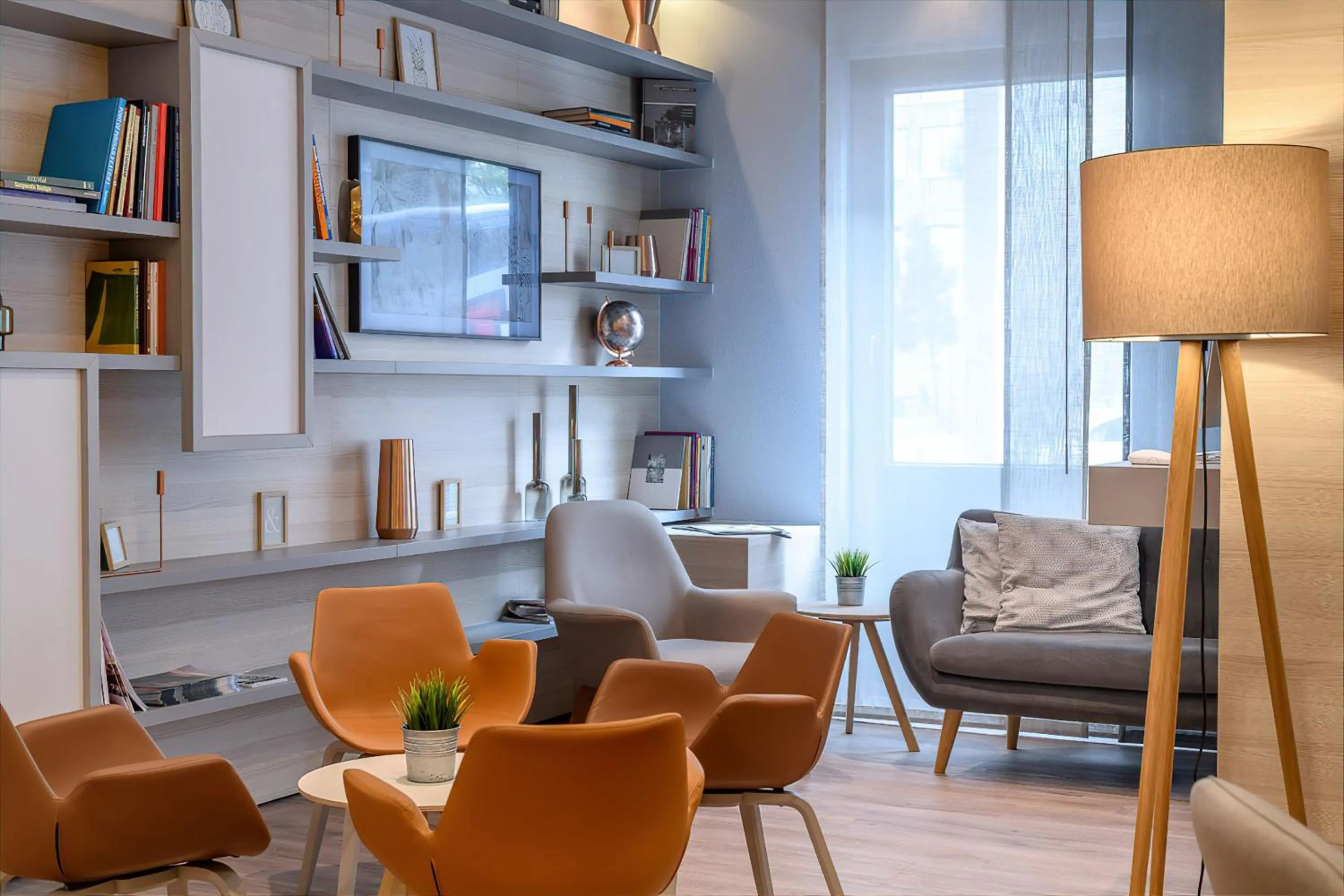 Lobby or reception in Novotel Frankfurt City