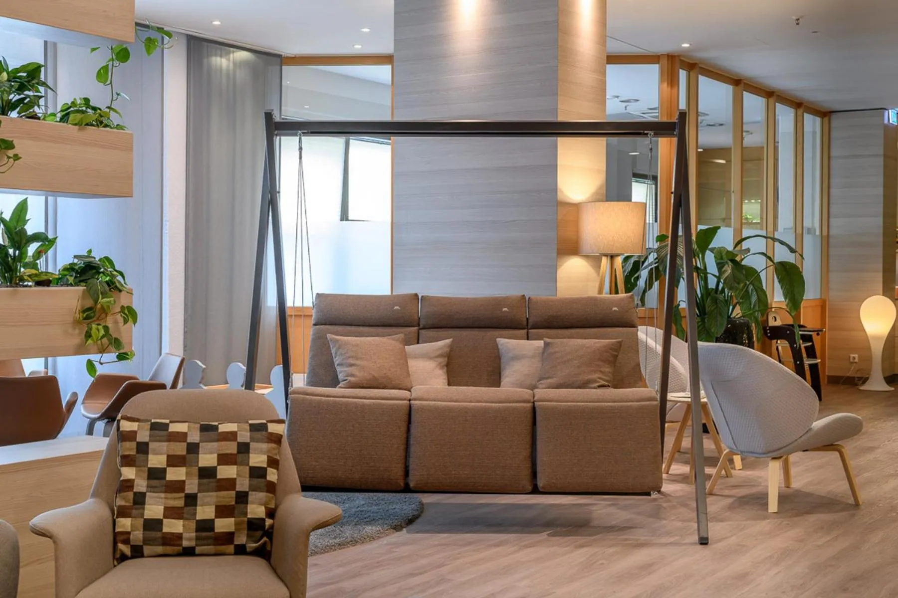 Lobby or reception in Novotel Frankfurt City