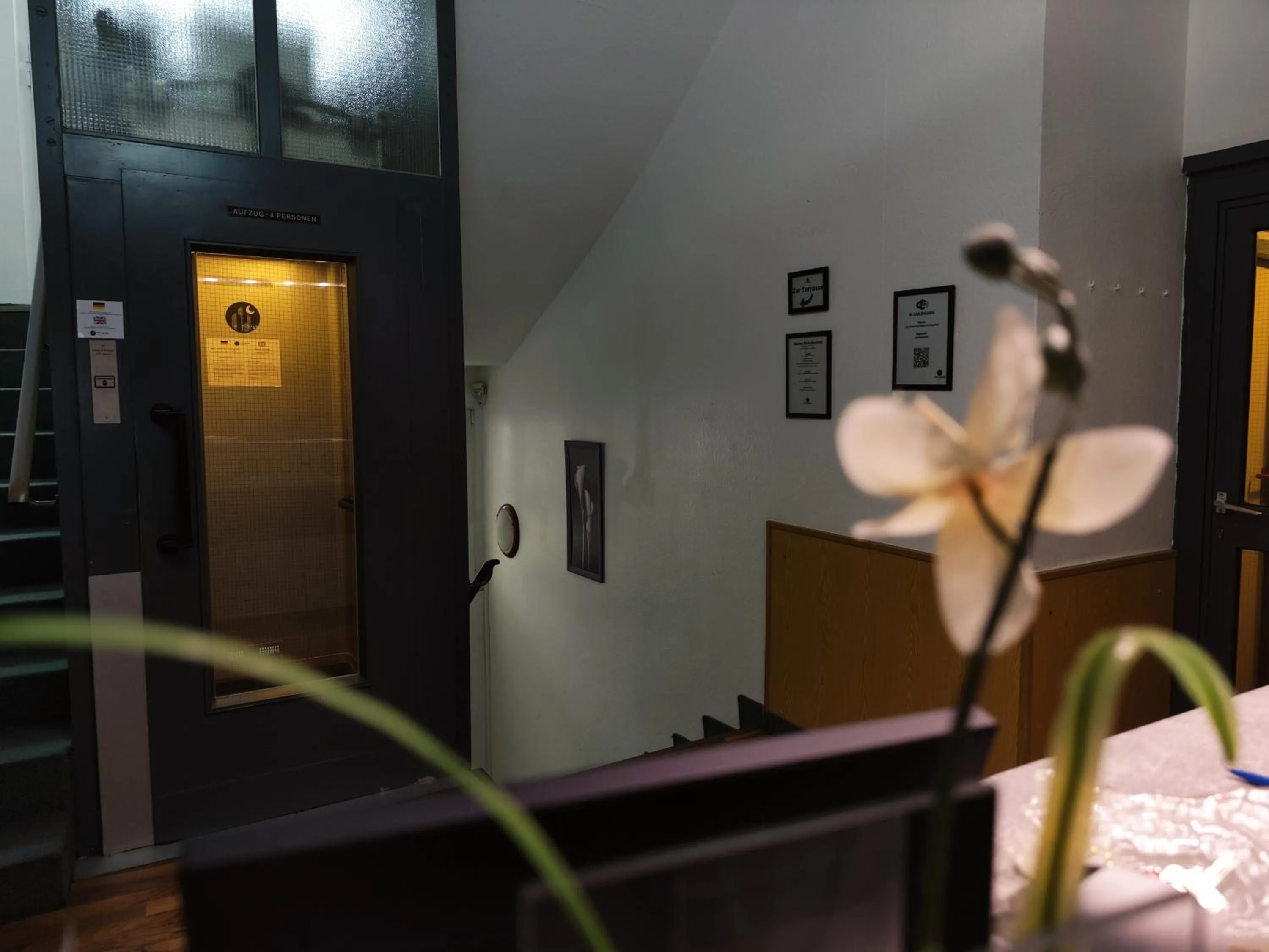 elevator in City Hotel Pforzheim