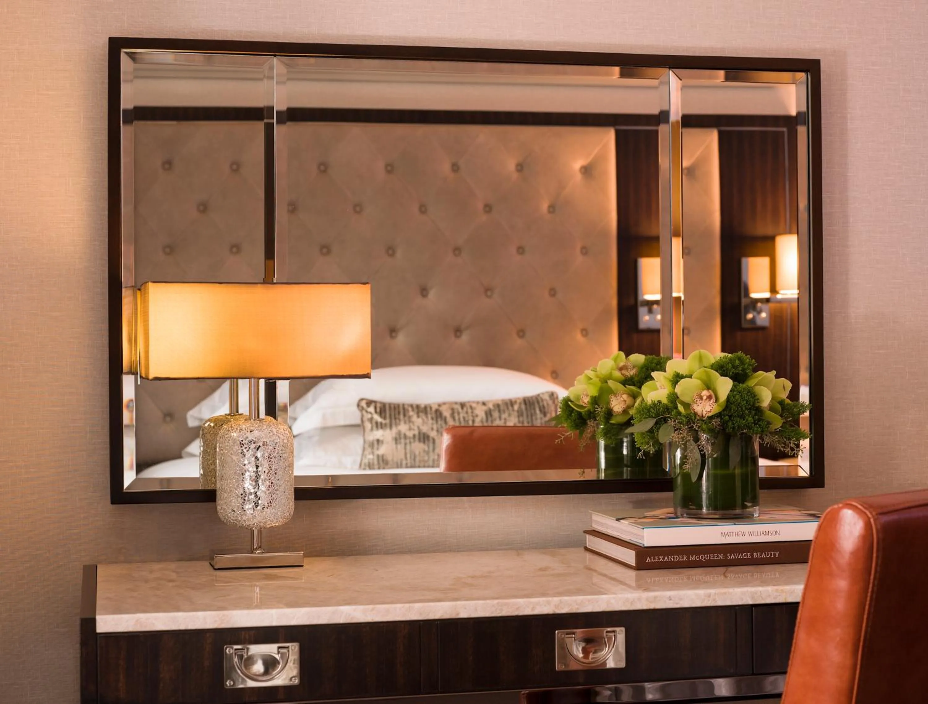 Seating area, Bed in WestHouse Hotel New York