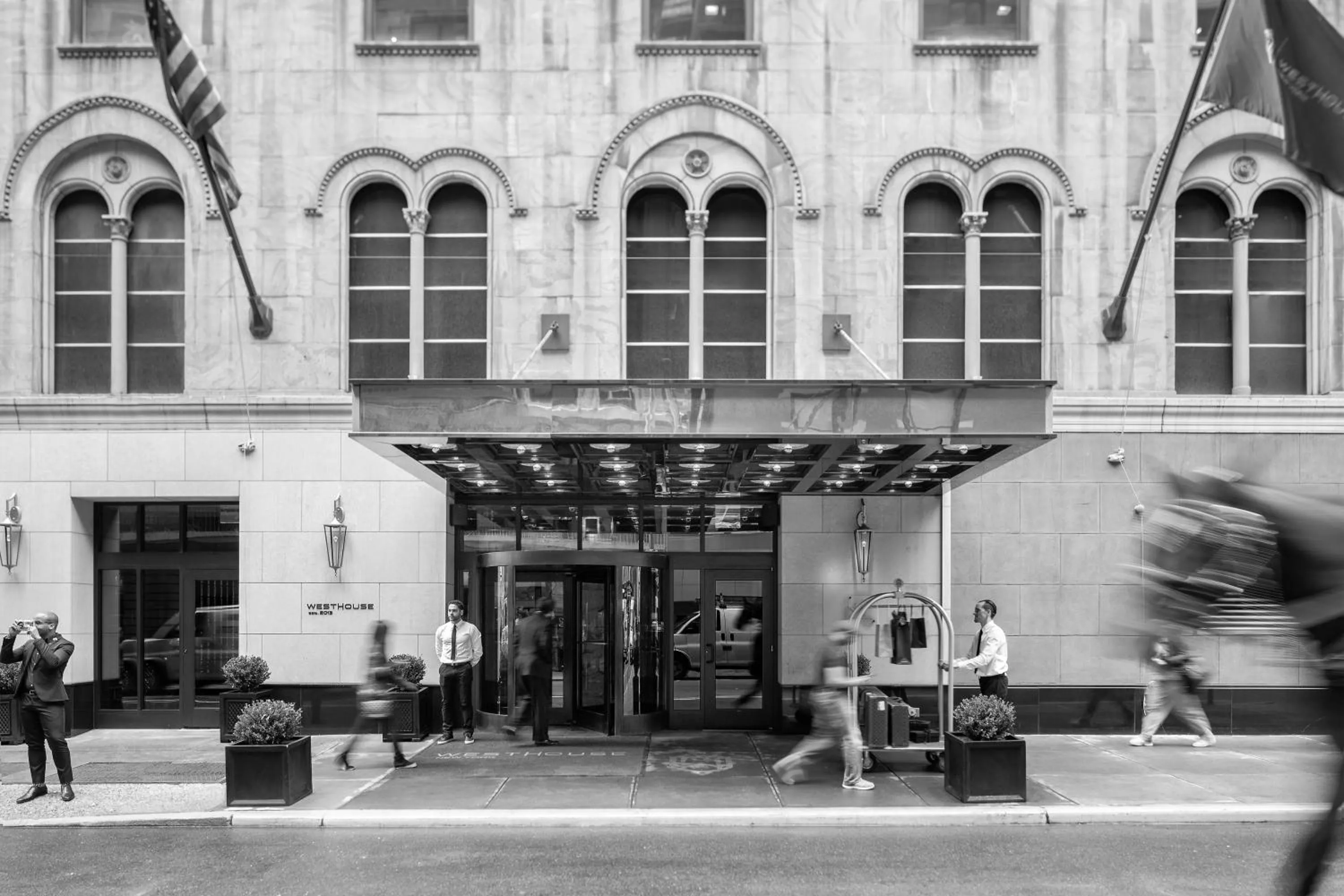Facade/entrance in WestHouse Hotel New York