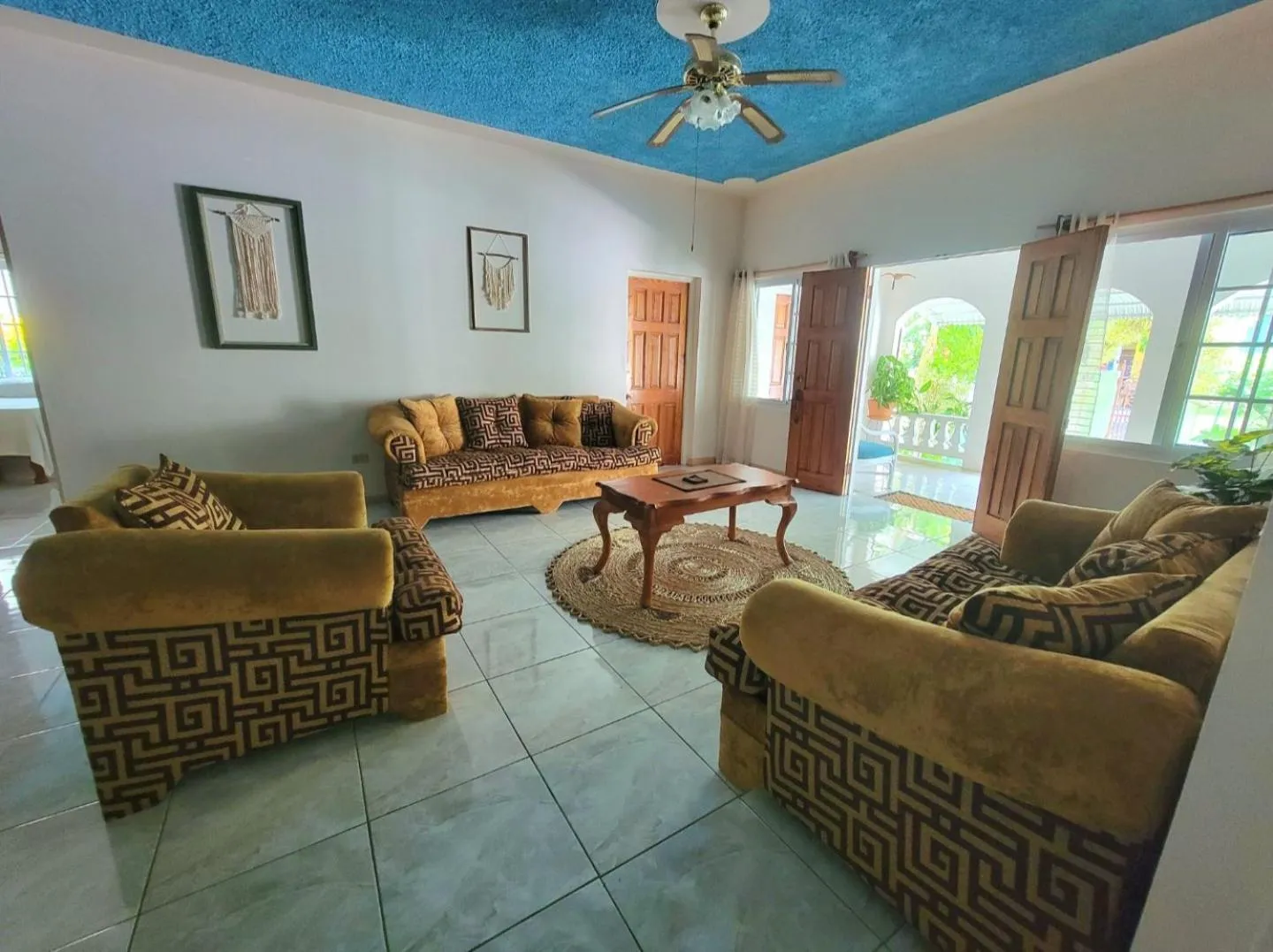 Living room in Green's Palace Jamaica