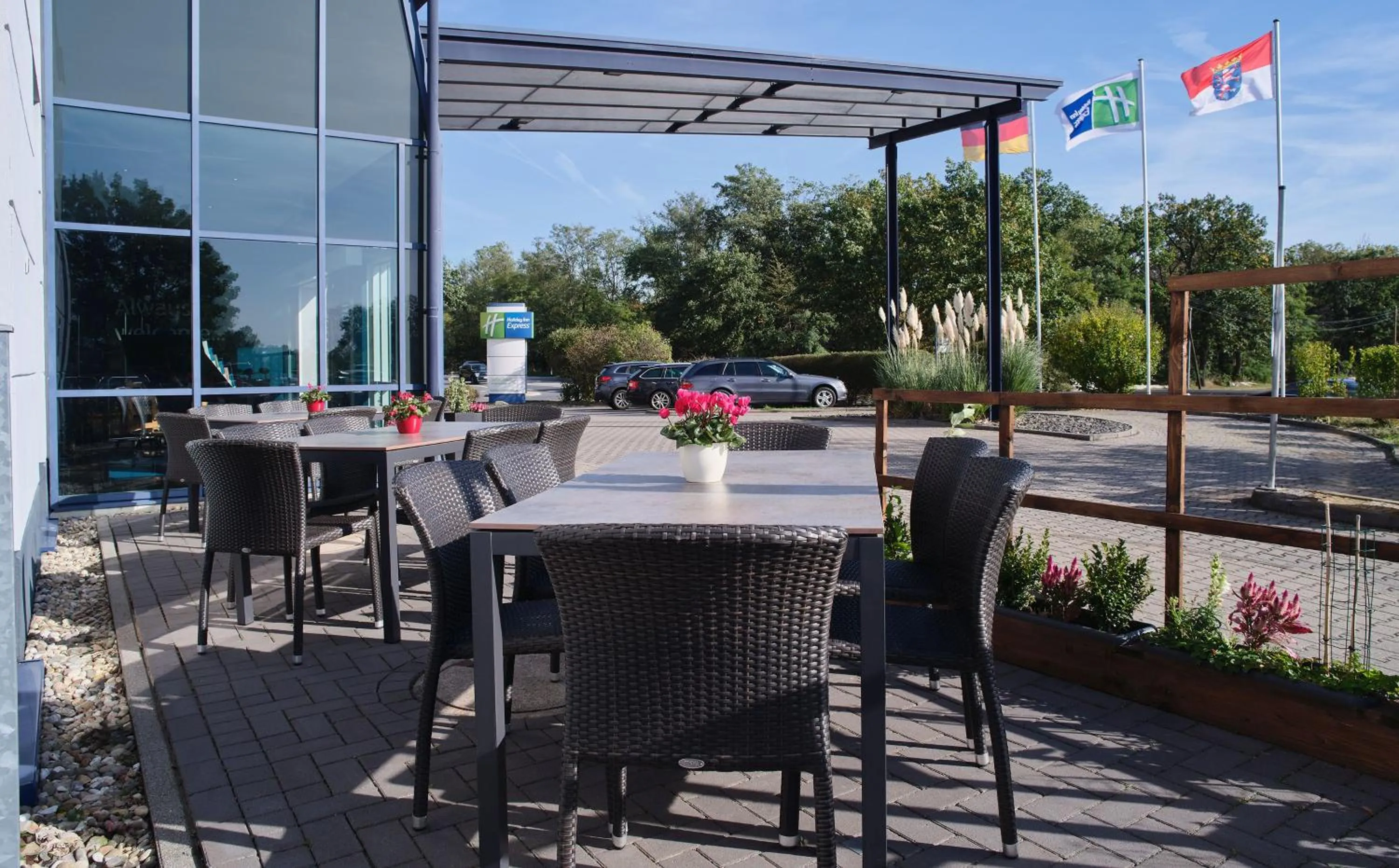 Balcony/Terrace in Holiday Inn Express Frankfurt Airport by IHG