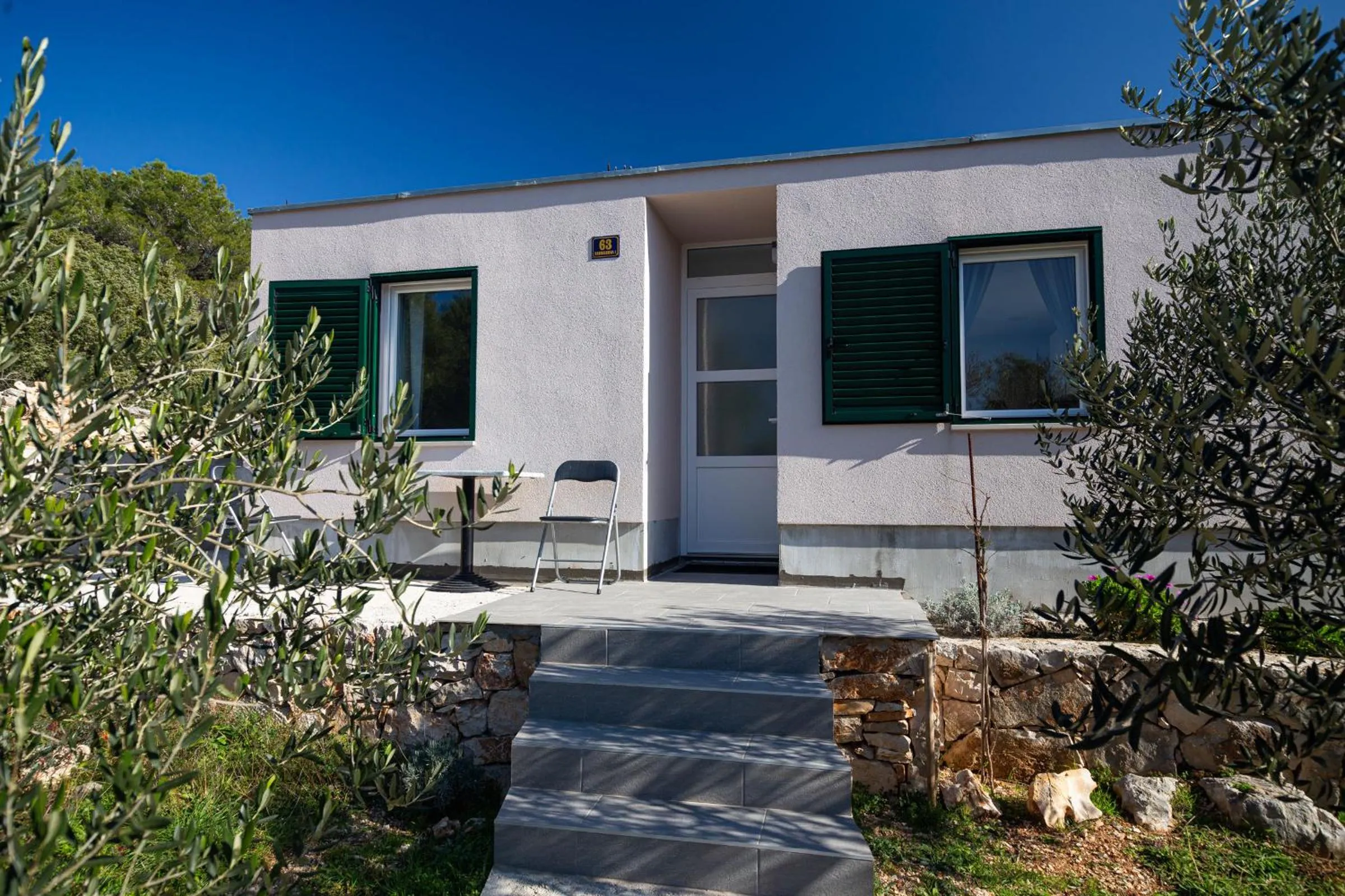 Patio in Olive Eden Holiday Home