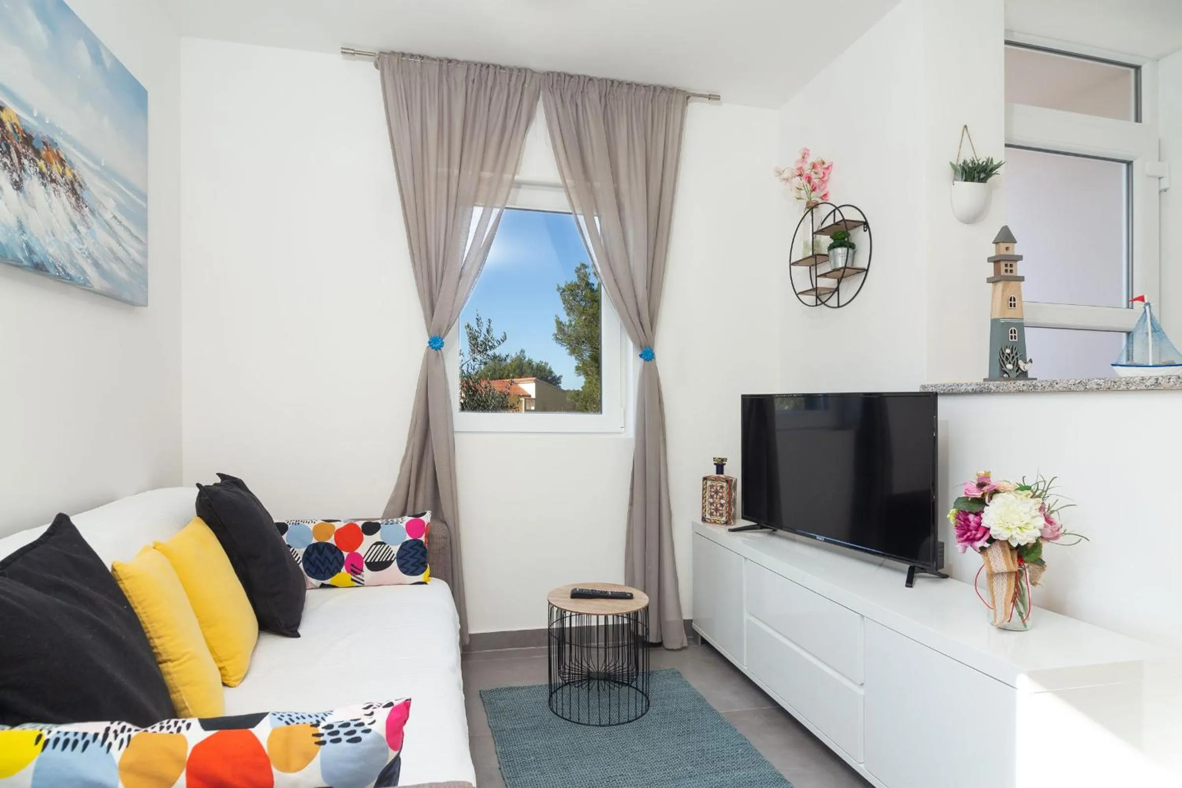 Living room in Olive Eden Holiday Home