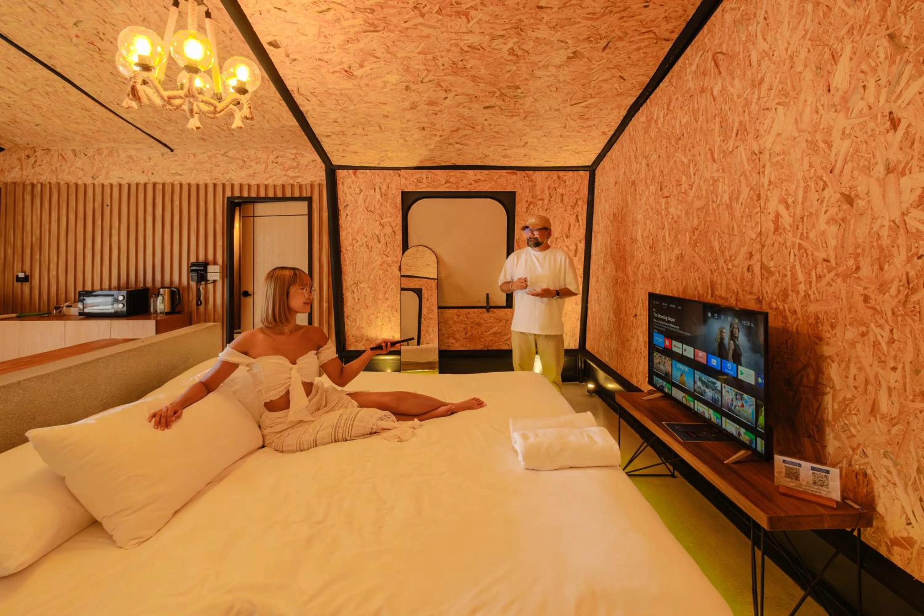 Communal lounge/ TV room, Bed in The X10 private pool villa khaoyai SHA Certified เขาใหญ่