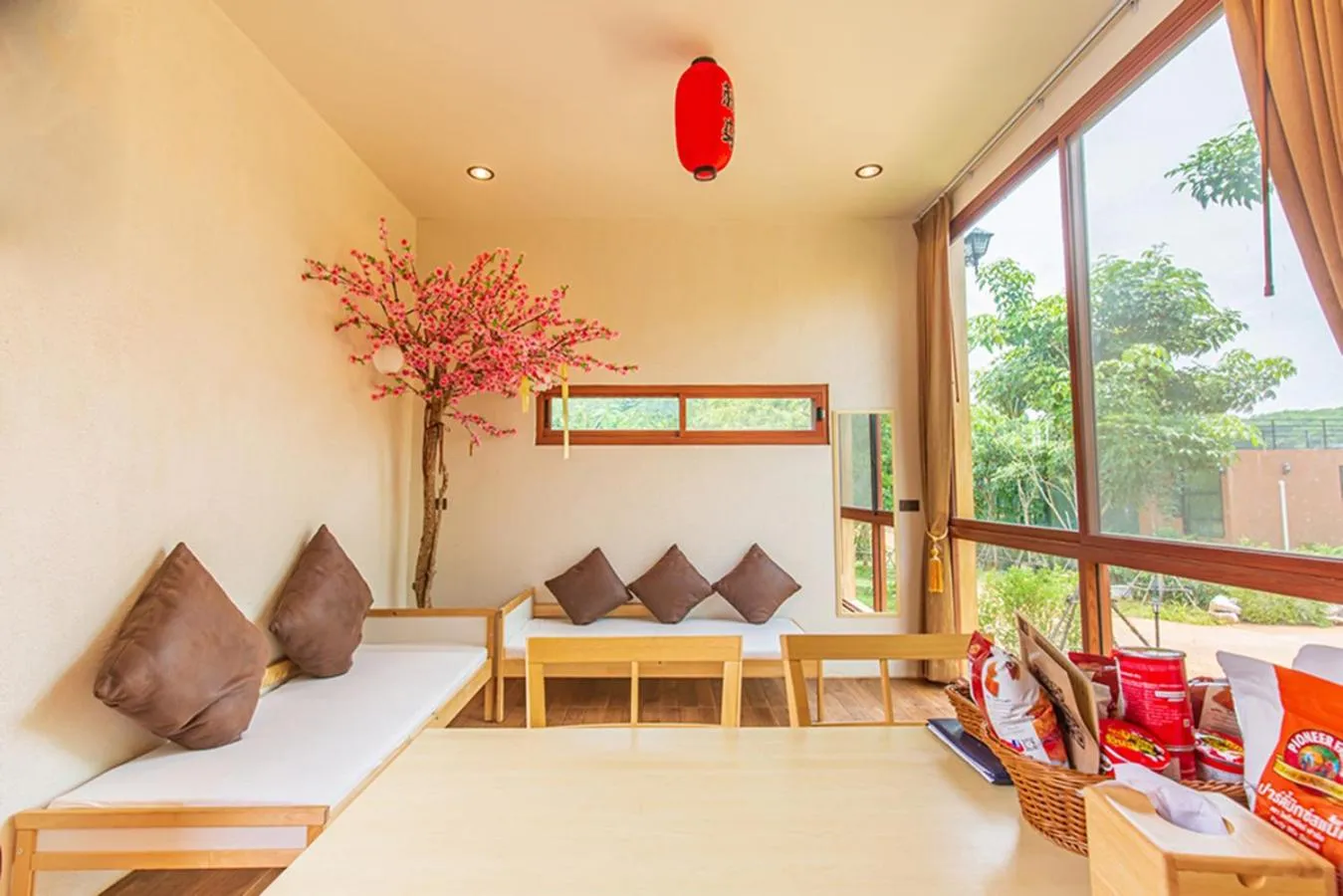Living room in The X10 private pool villa khaoyai SHA Certified เขาใหญ่