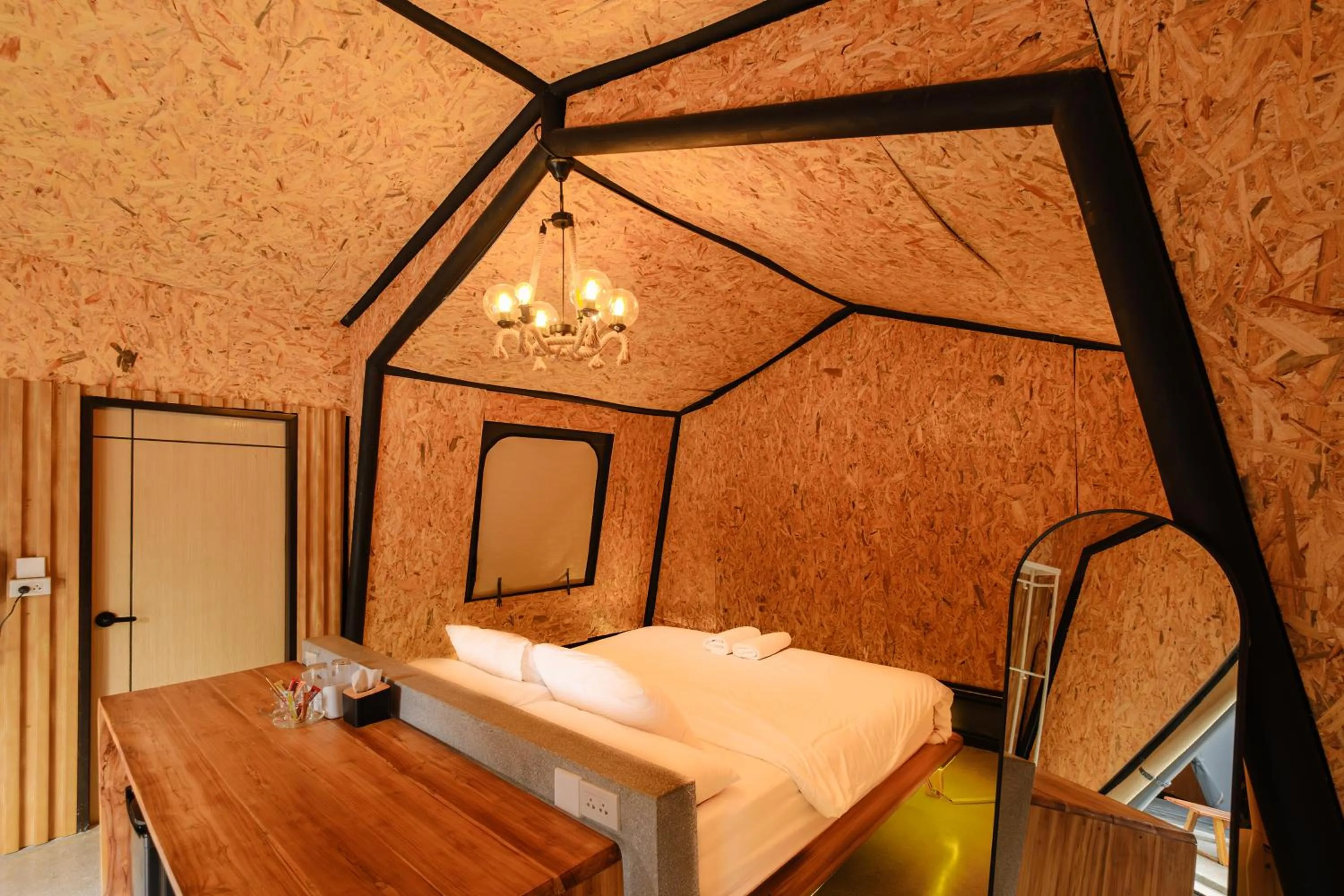 Bed in The X10 private pool villa khaoyai SHA Certified เขาใหญ่