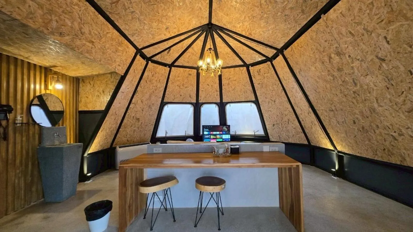 Living room in The X10 private pool villa khaoyai SHA Certified เขาใหญ่