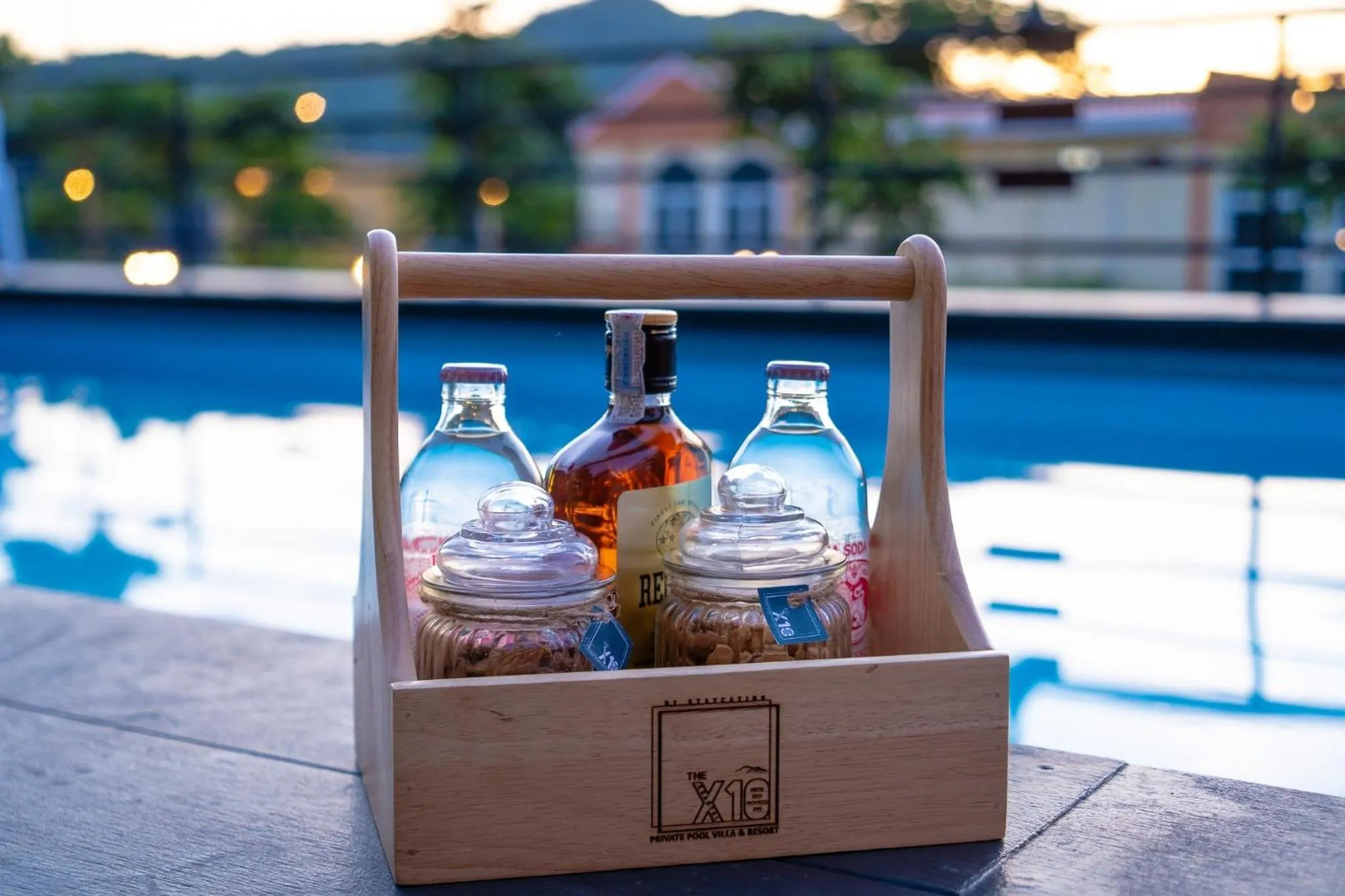 Drinks in The X10 private pool villa khaoyai SHA Certified เขาใหญ่